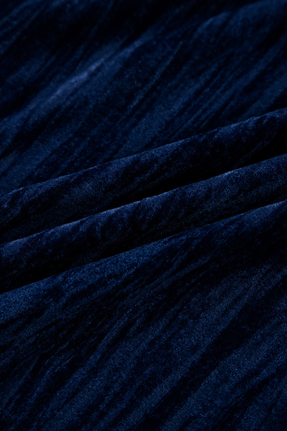 Plus Size Ruched Velvet Puff Sleeve Mini Dress