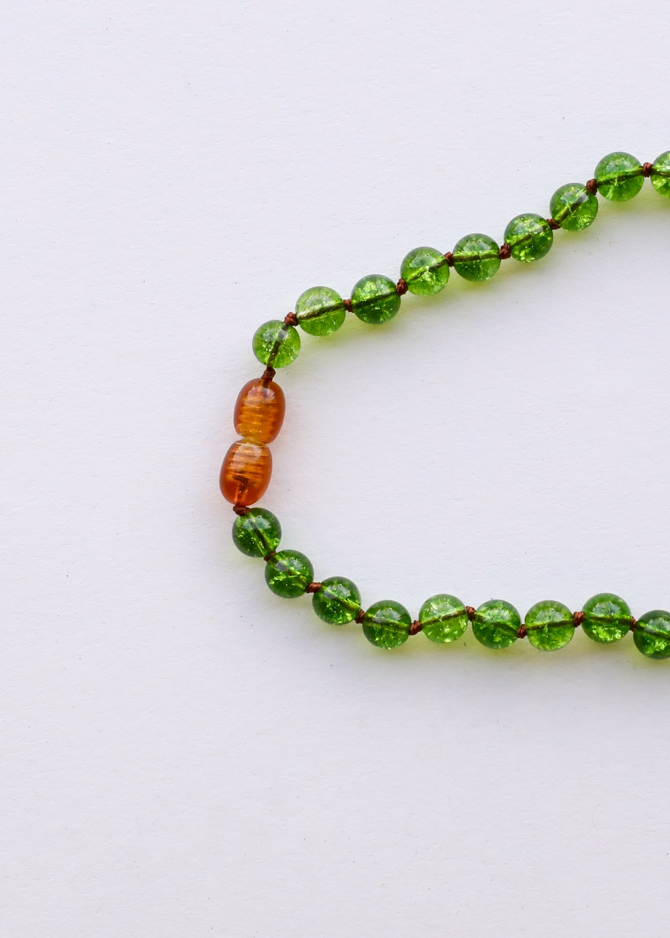 Pure Gemstone + Peridot || Necklace