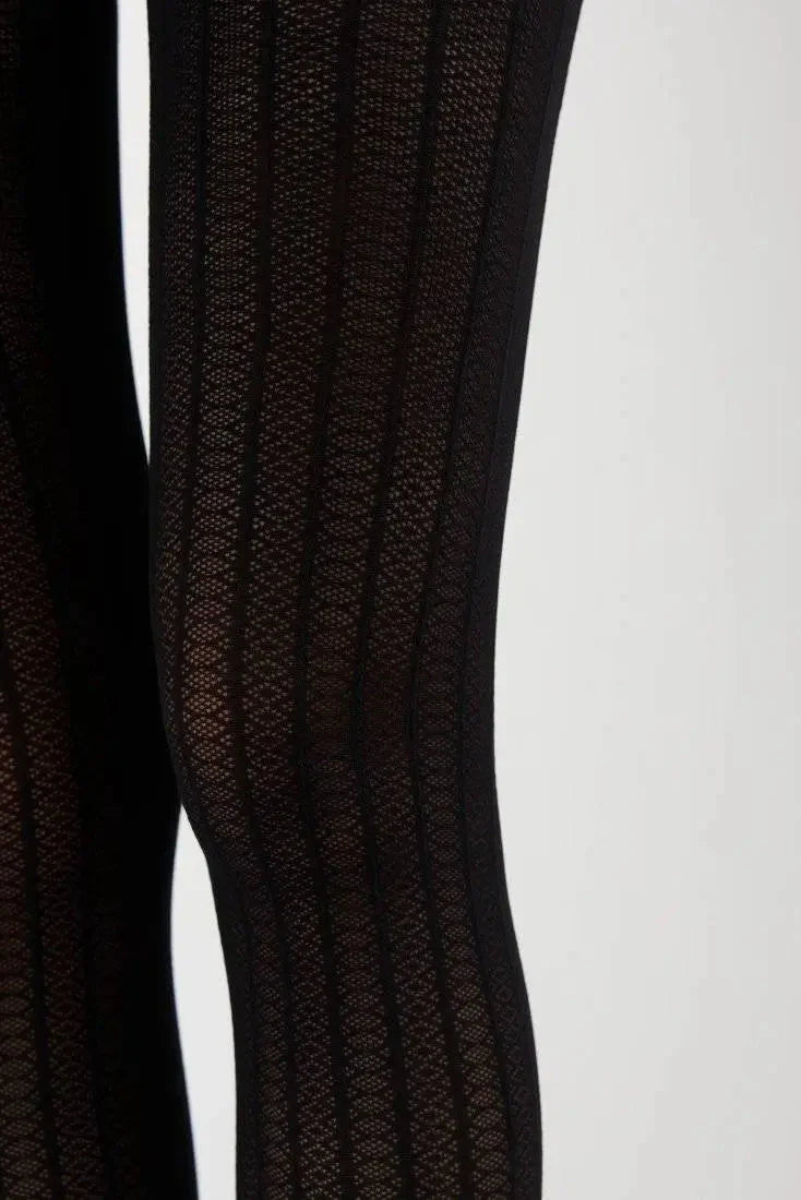 Fantasy Tights Conte Lacy Line - Lace Pattern and Stripes