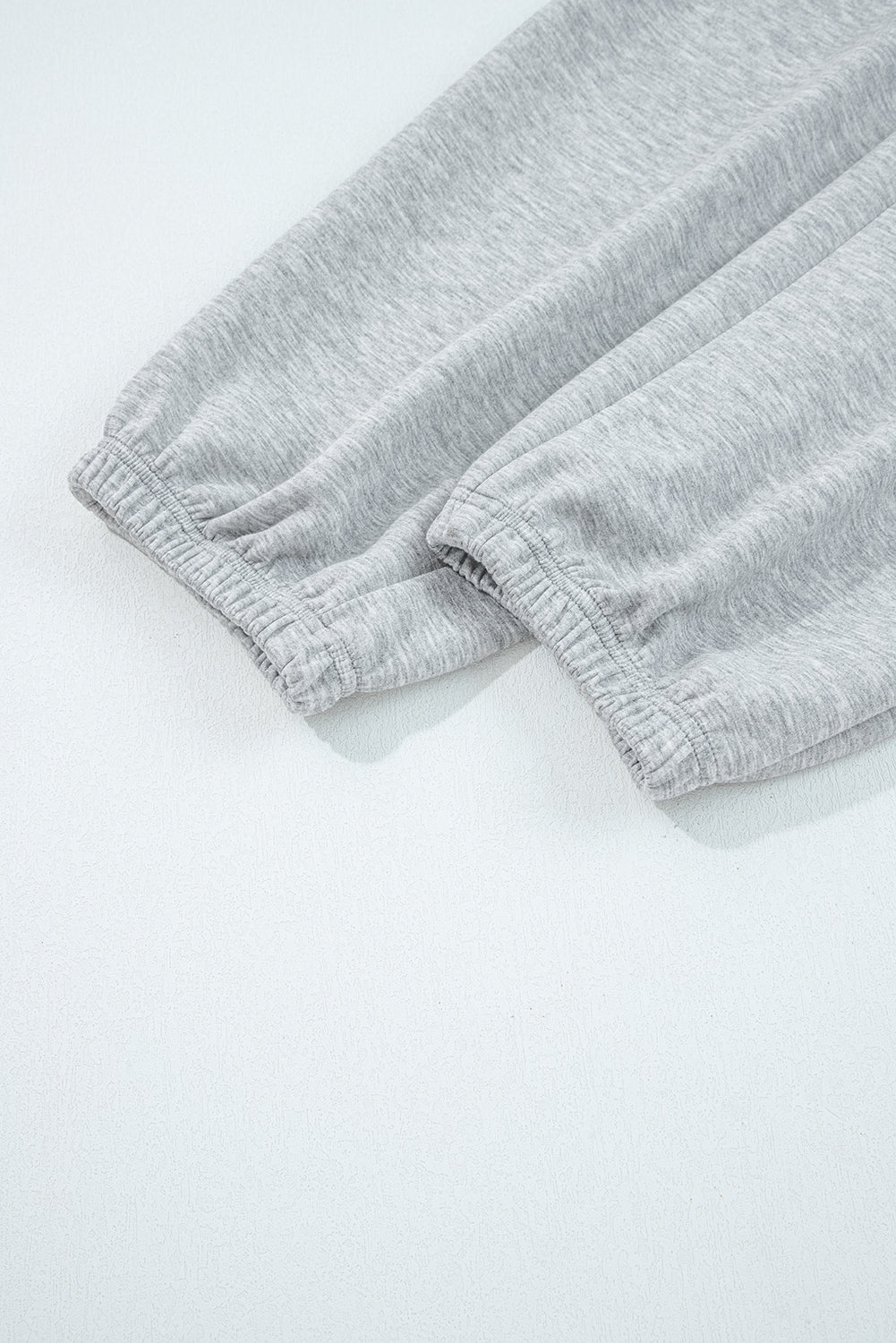 Solid Quarter-Zip Top and Drawstring Pants Set