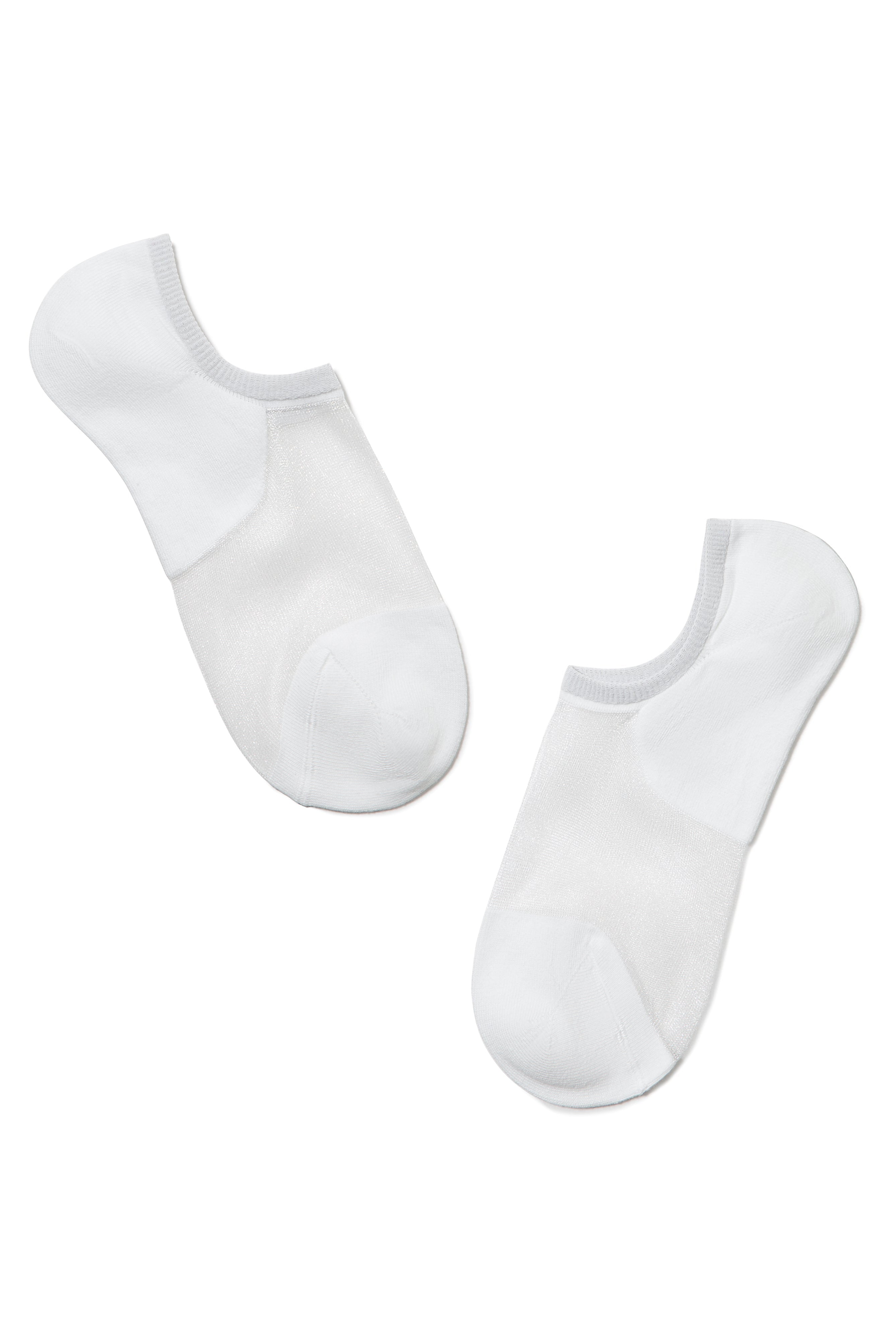 Cotton Ankle Socks Conte Active - Inserts Of Transparent Mesh