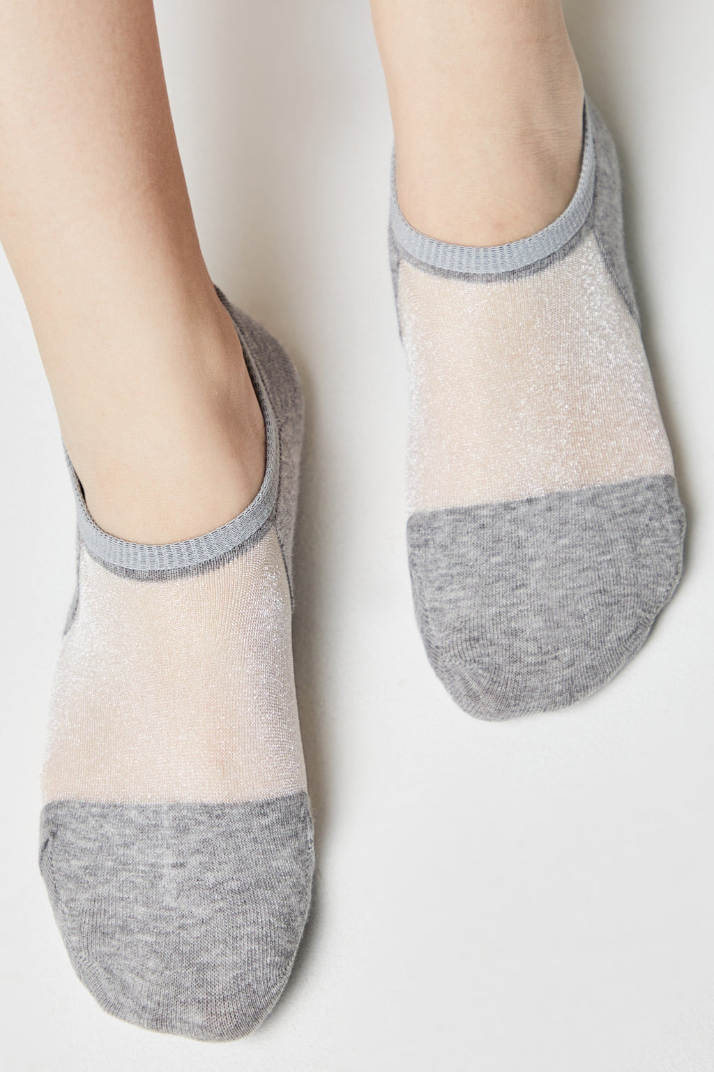 Cotton Ankle Socks Conte Active - Inserts Of Transparent Mesh