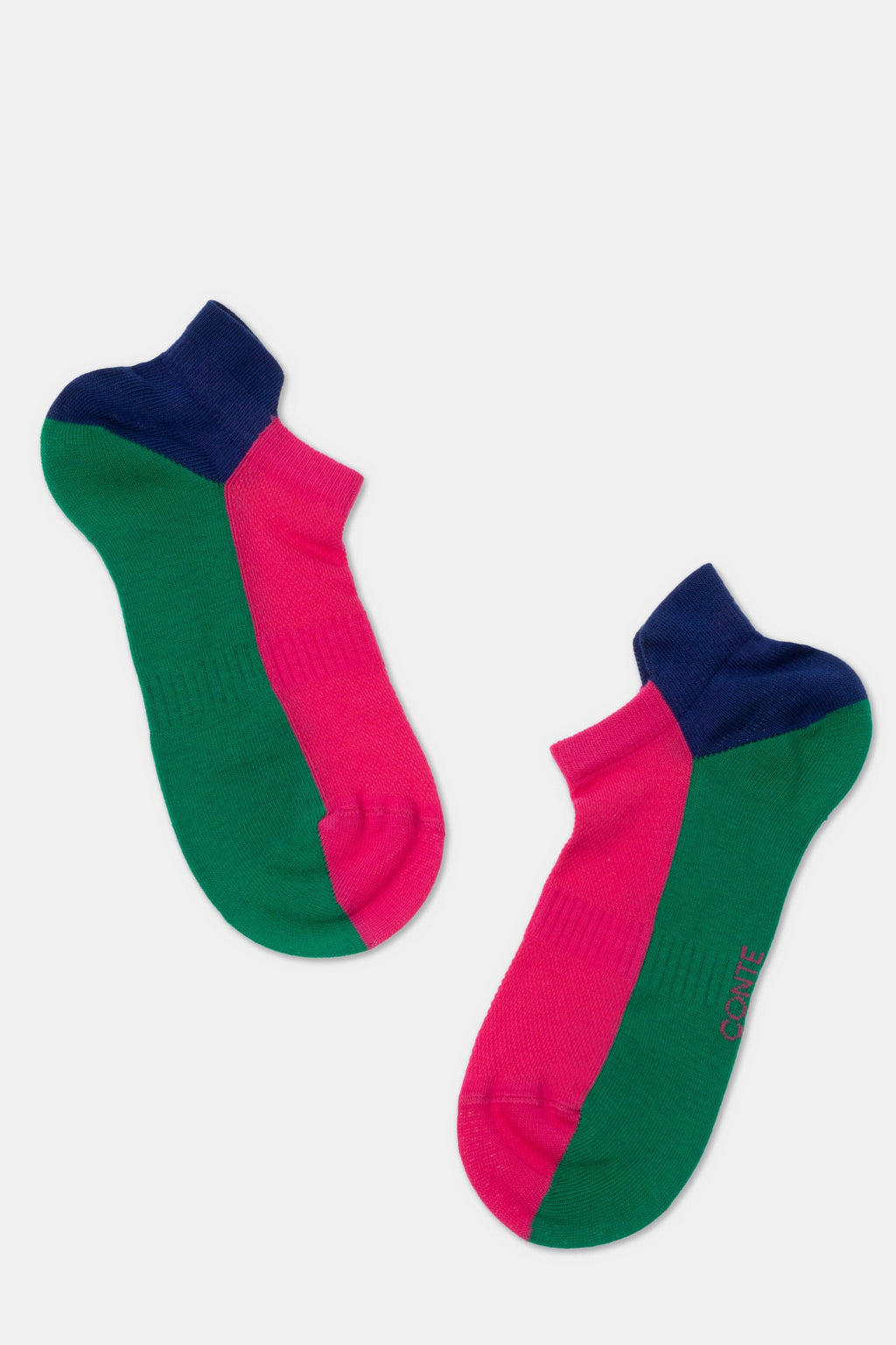 Cotton Ankle Socks Conte Active - With a "Tongue" 393