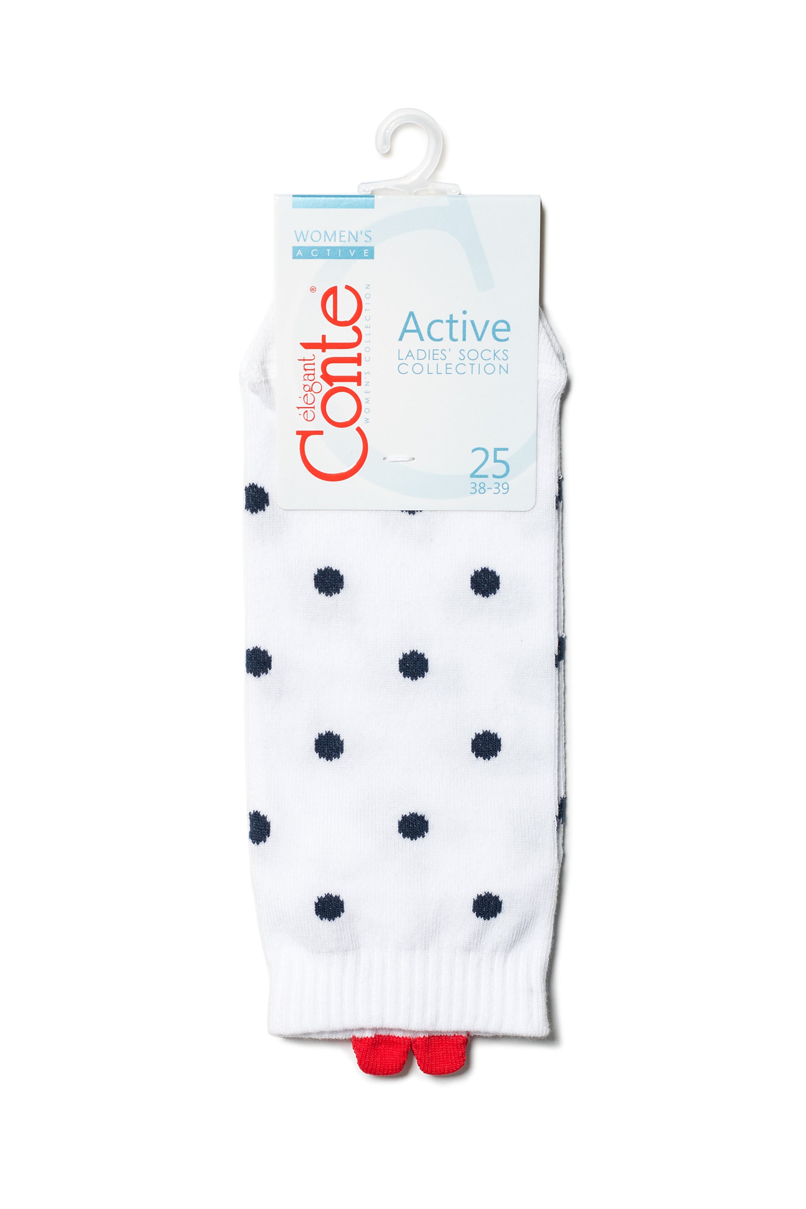 Cotton Ankle Socks Conte Active - Polka Dots 222
