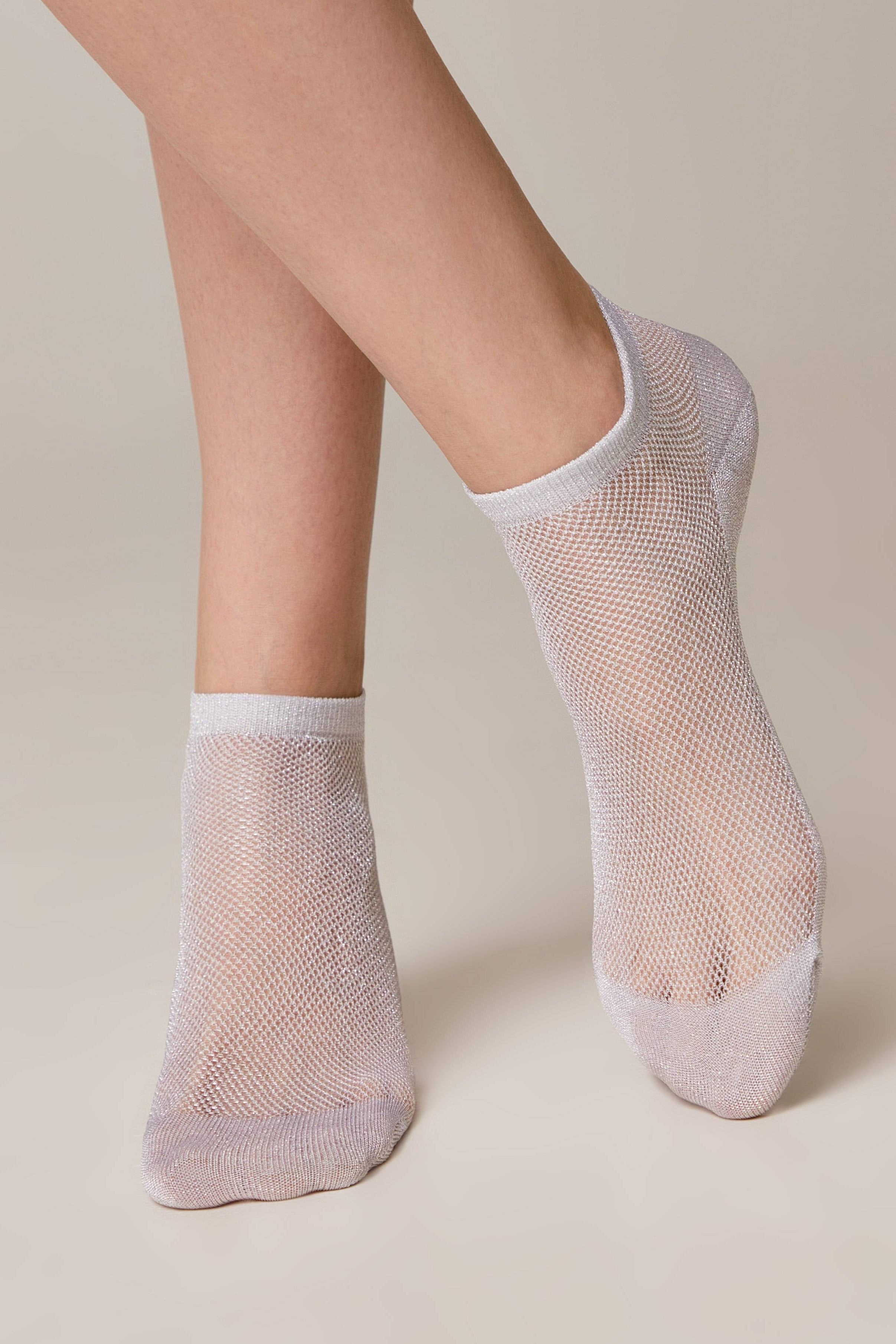 Ankle Socks Conte Active - 277 Viscose With Openwork Weaving