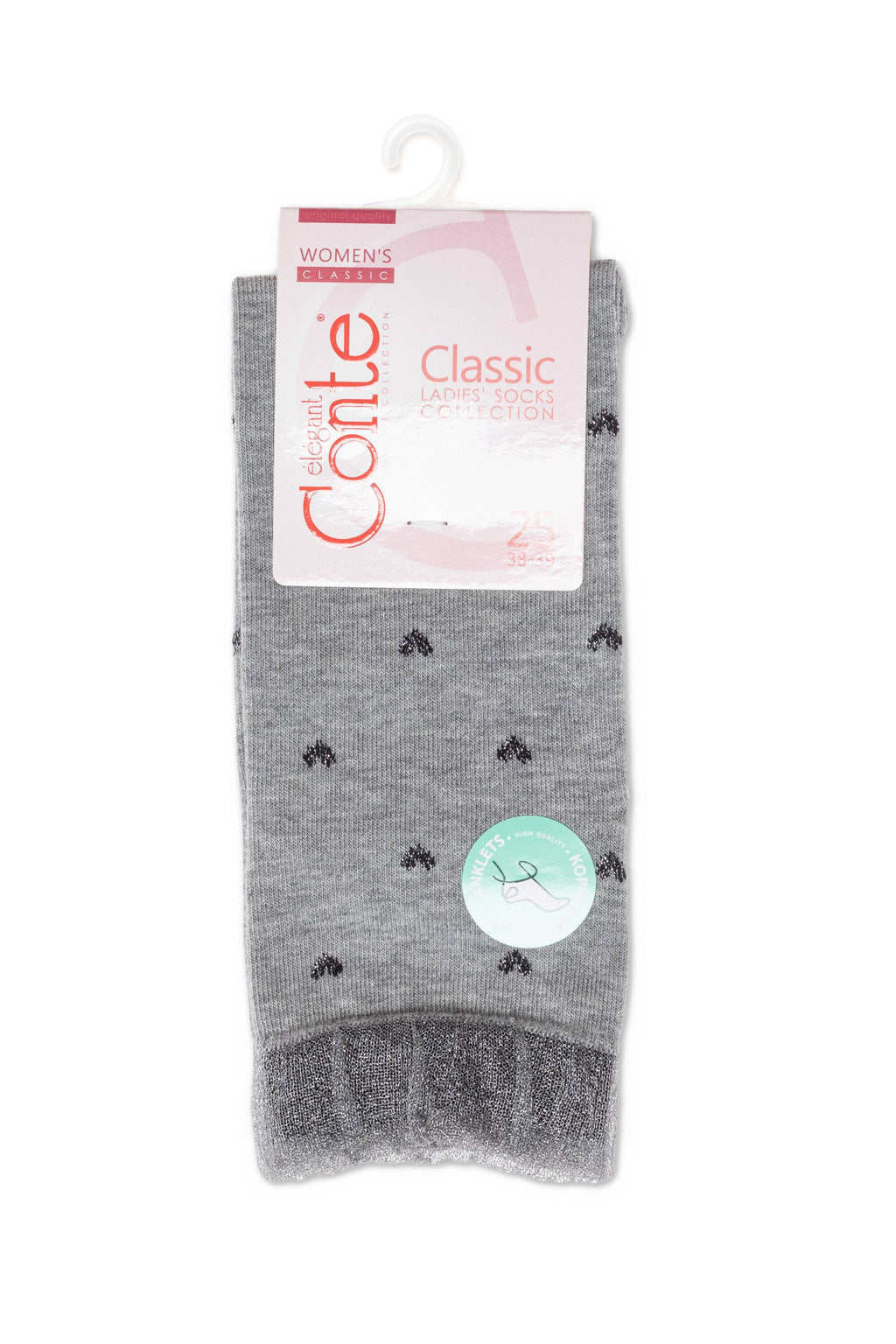 Conte Cotton Socks Classic - 243 Airy Sole and Lurex