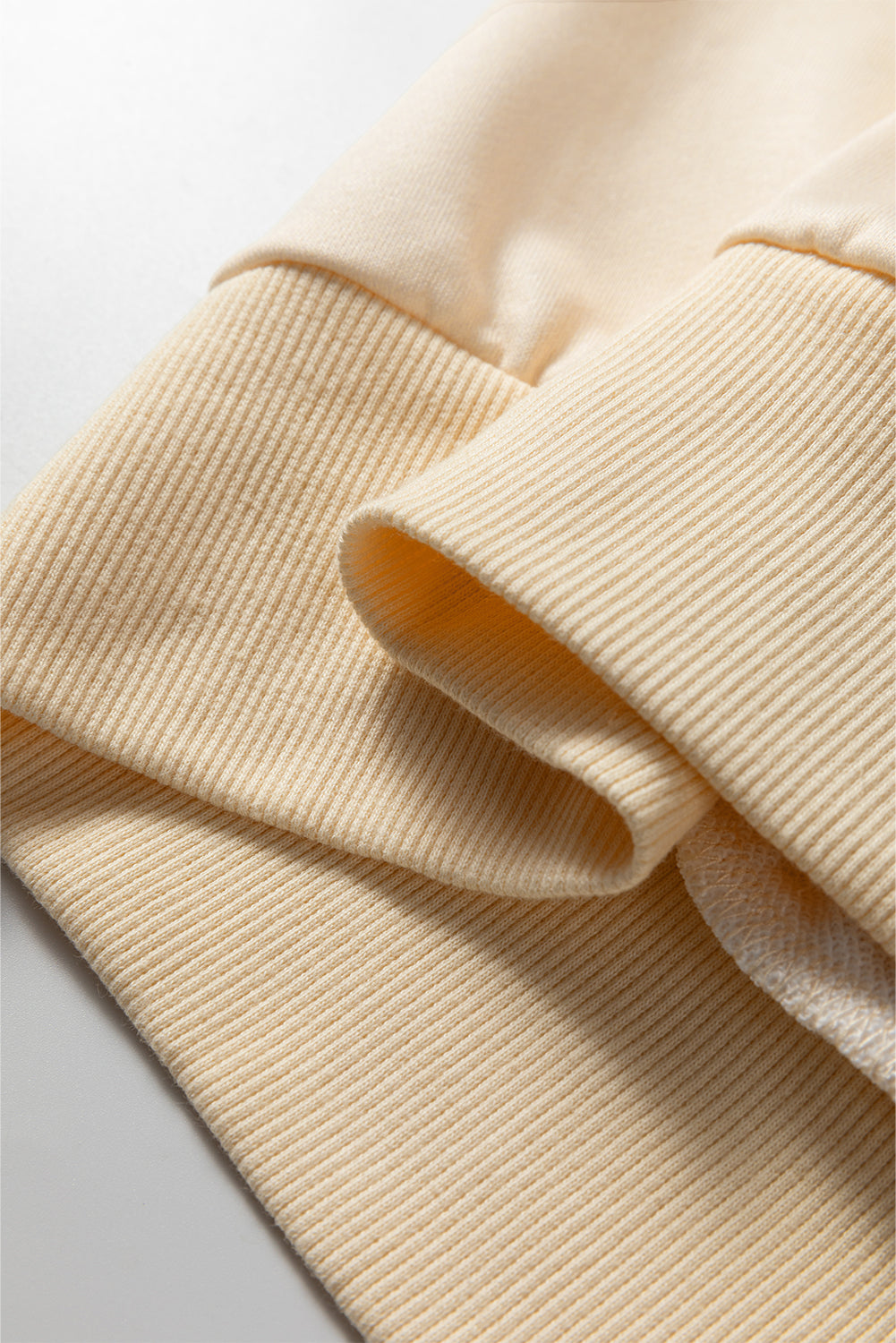 Stripe Puff Sleeve Pullover Sweatshirt