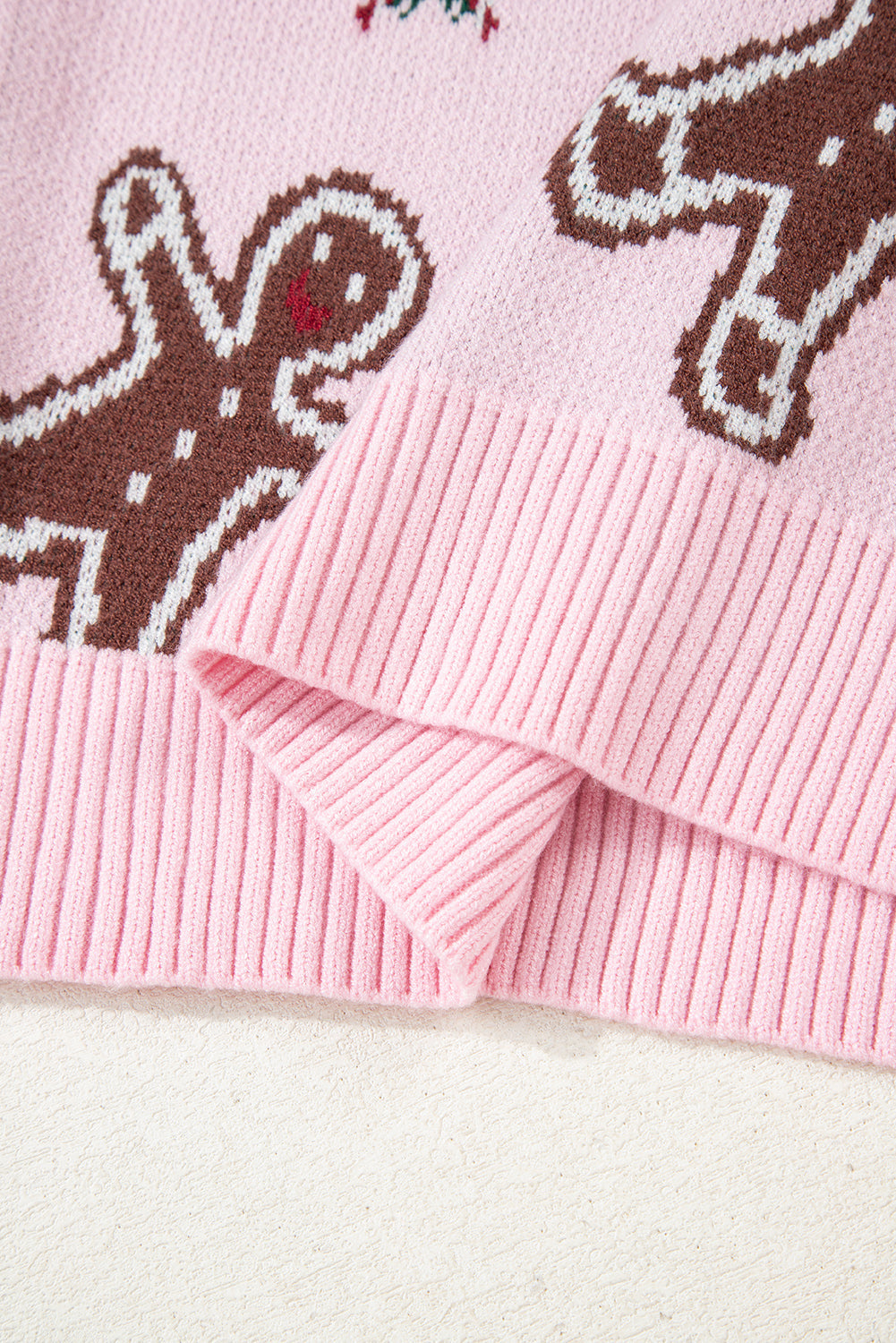 Christmas Ginger Bread Man Round Neck Sweater