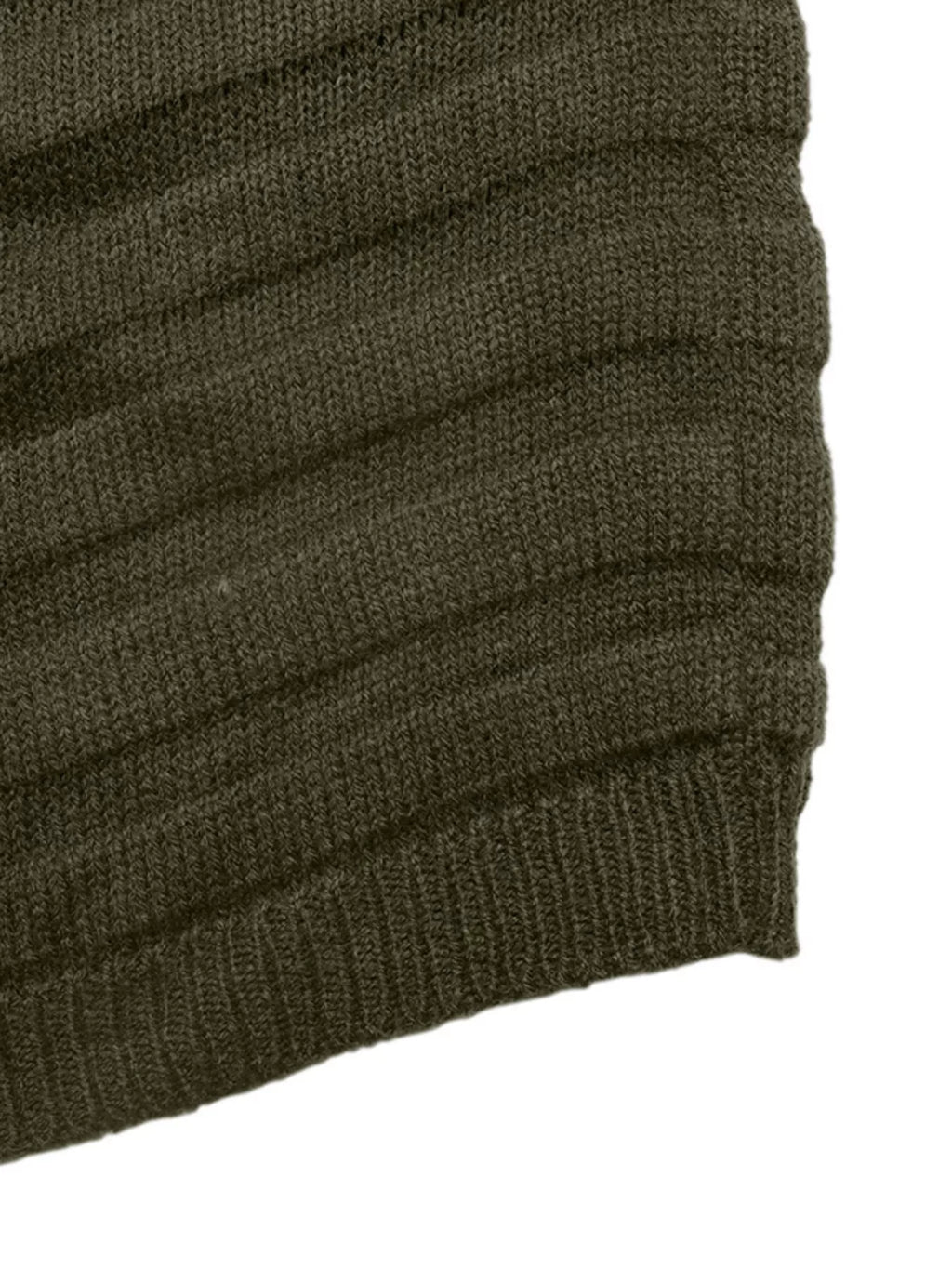 Boat Neck Ribbed Long Sleeve Sweater