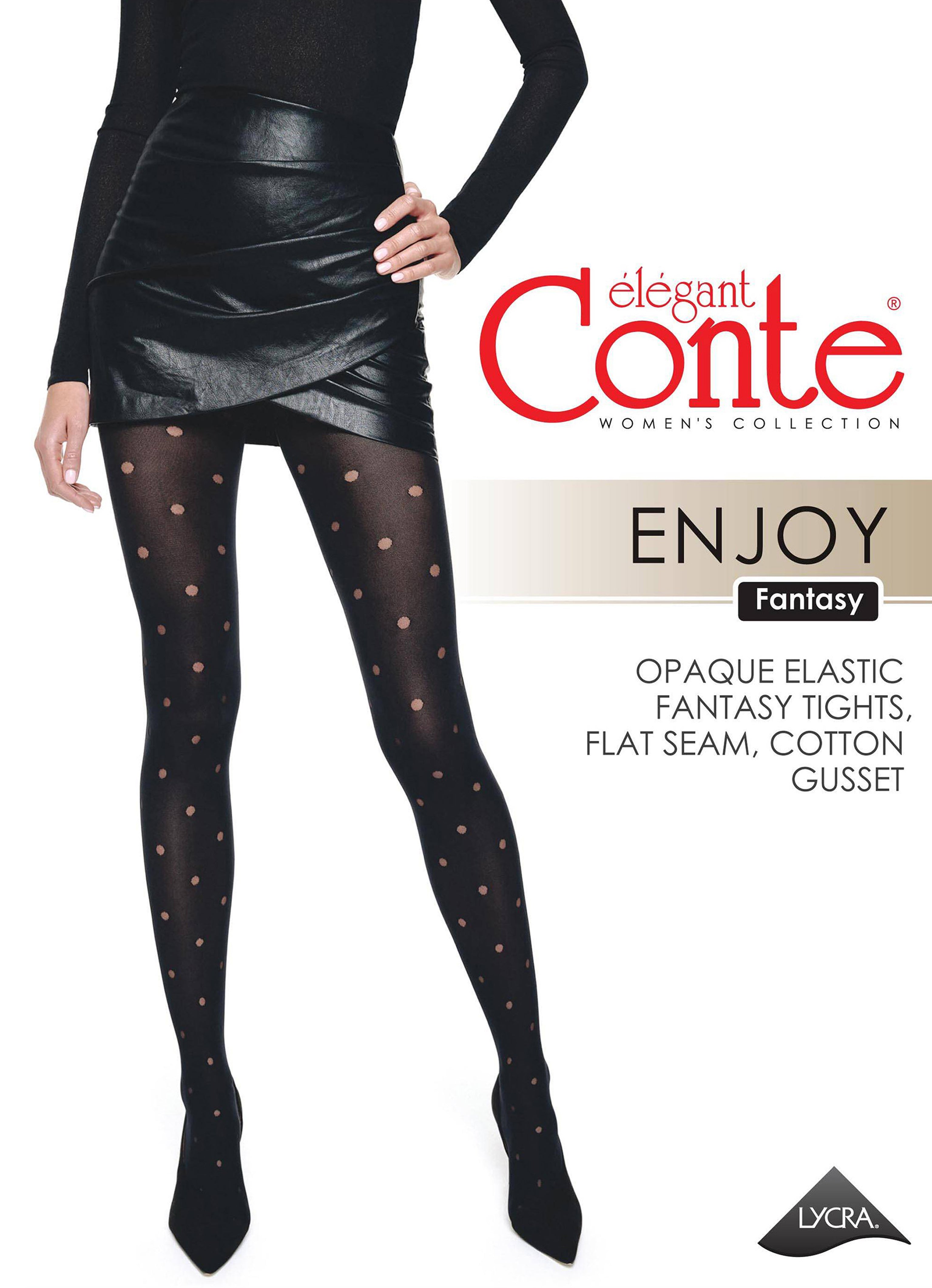 Fantasy Tights Conte Enjoy - Sheer Polka Dots