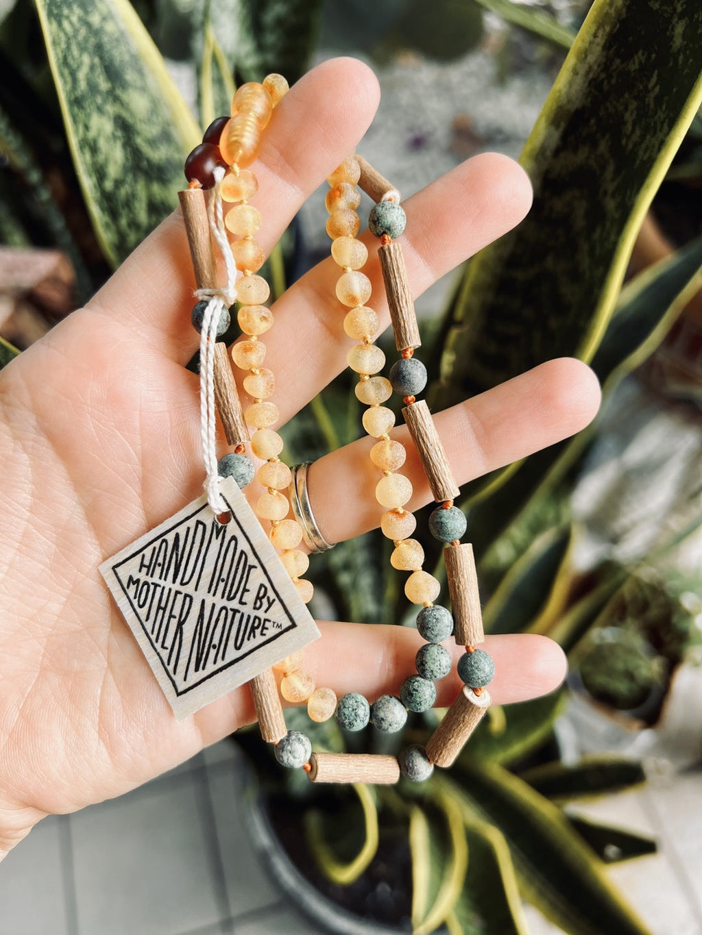 Hazelwood + Turquoise Jasper Necklace