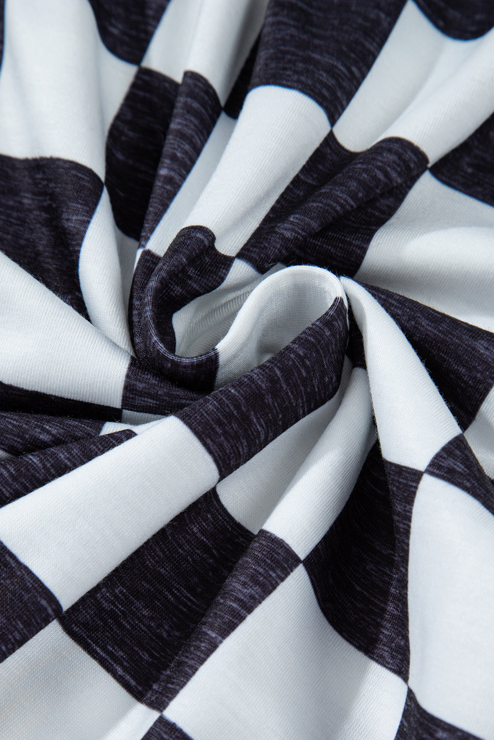 Checker High Waist Wide Leg Pants