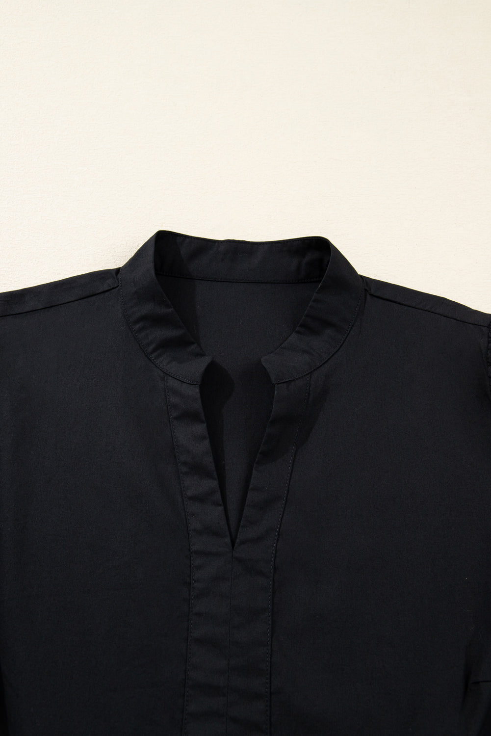 Plus Size Colorblock Knot Cuff Mini Dress