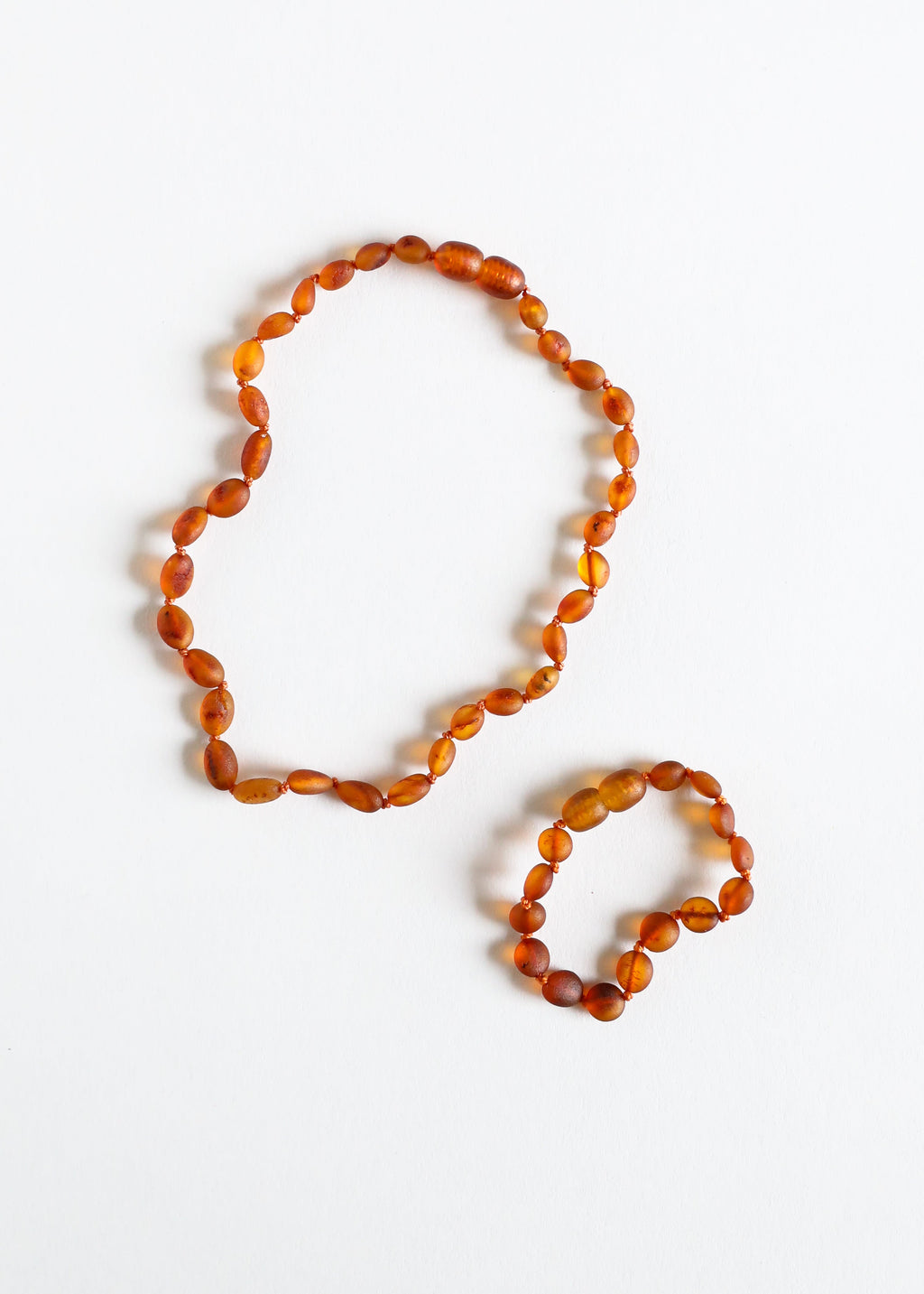 Raw Cognac Baltic Amber || Classic || Necklace