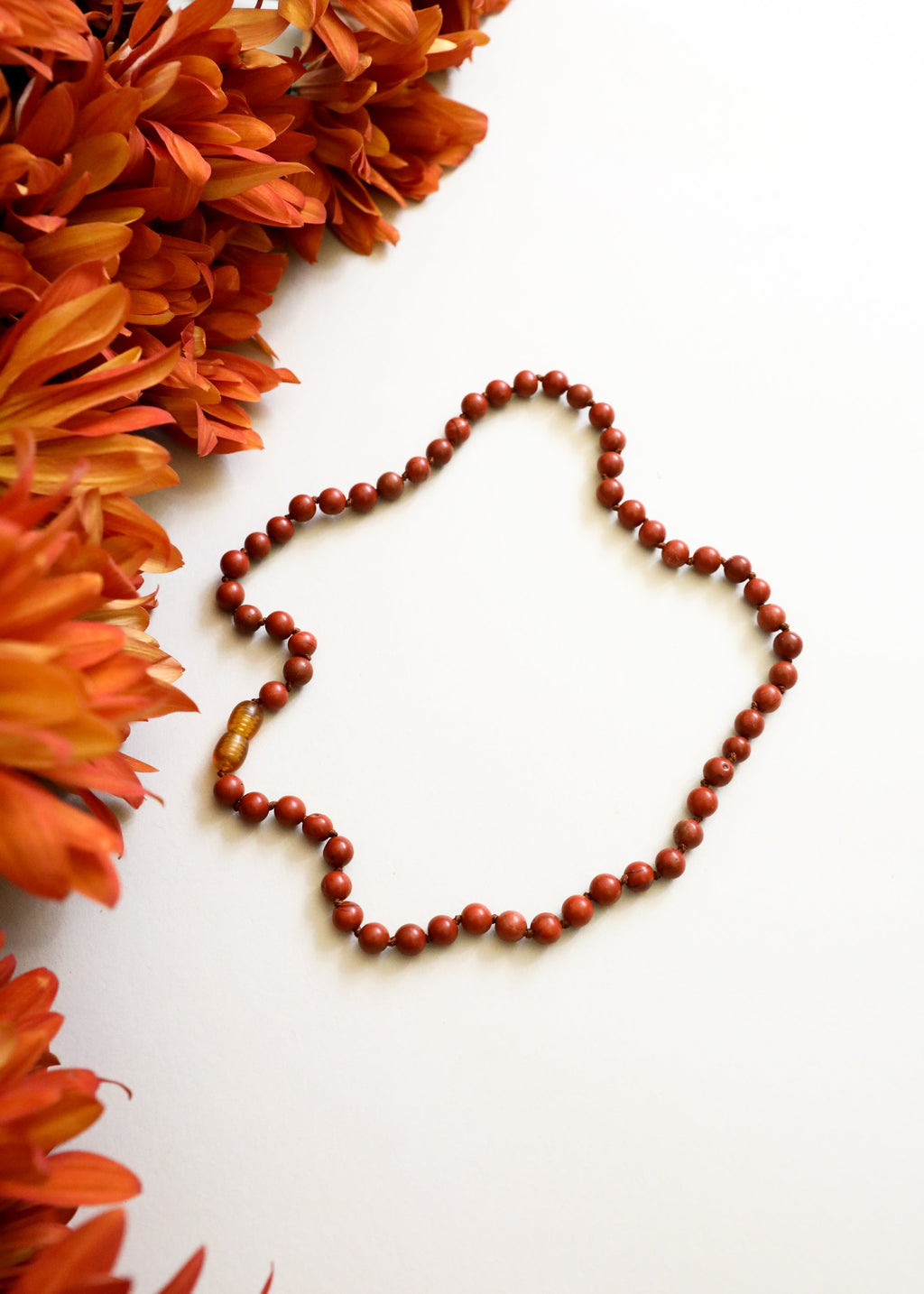 Pure Gemstone + Red Jasper || Necklace