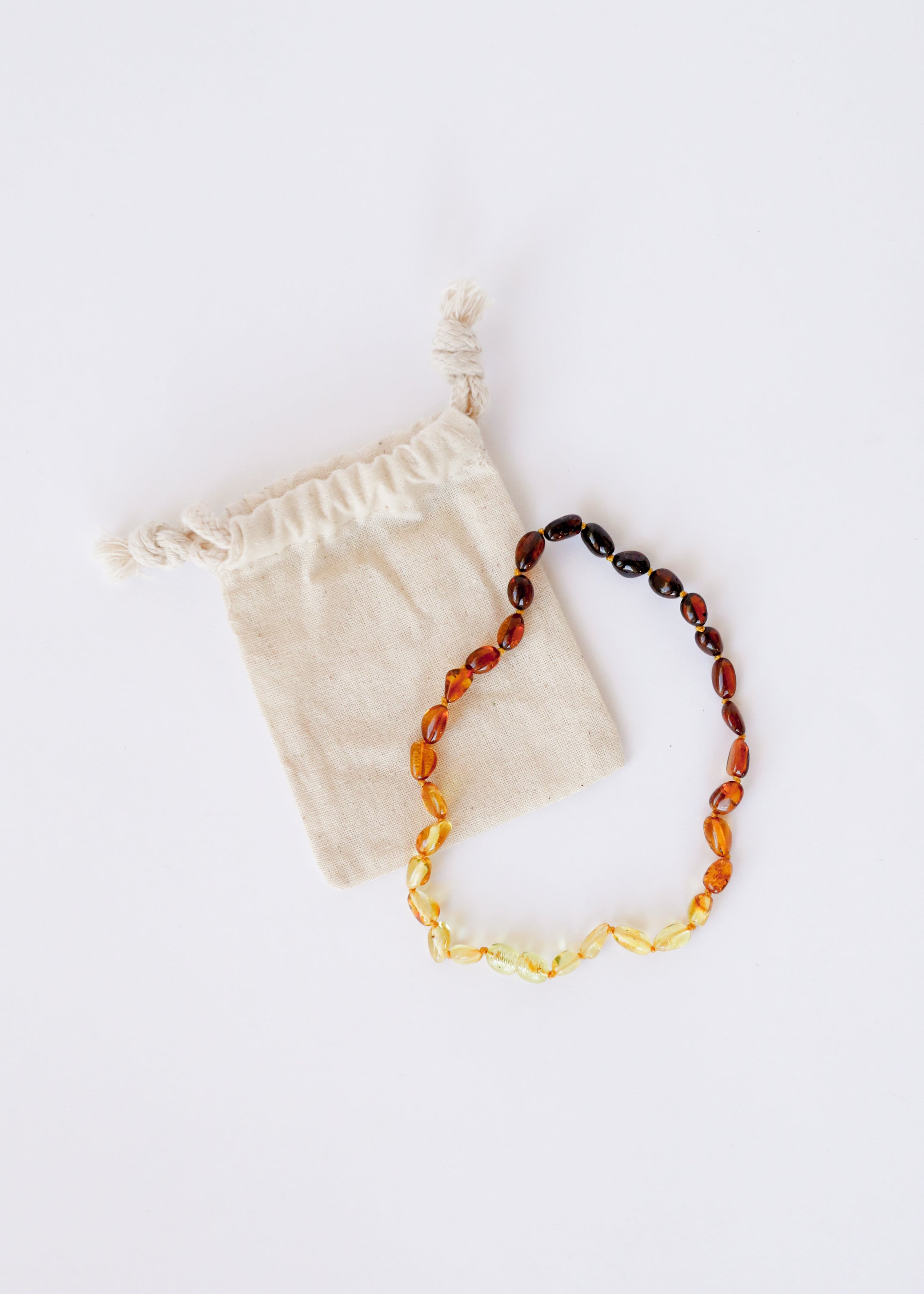 Polished Ombre Baltic Amber || Necklace