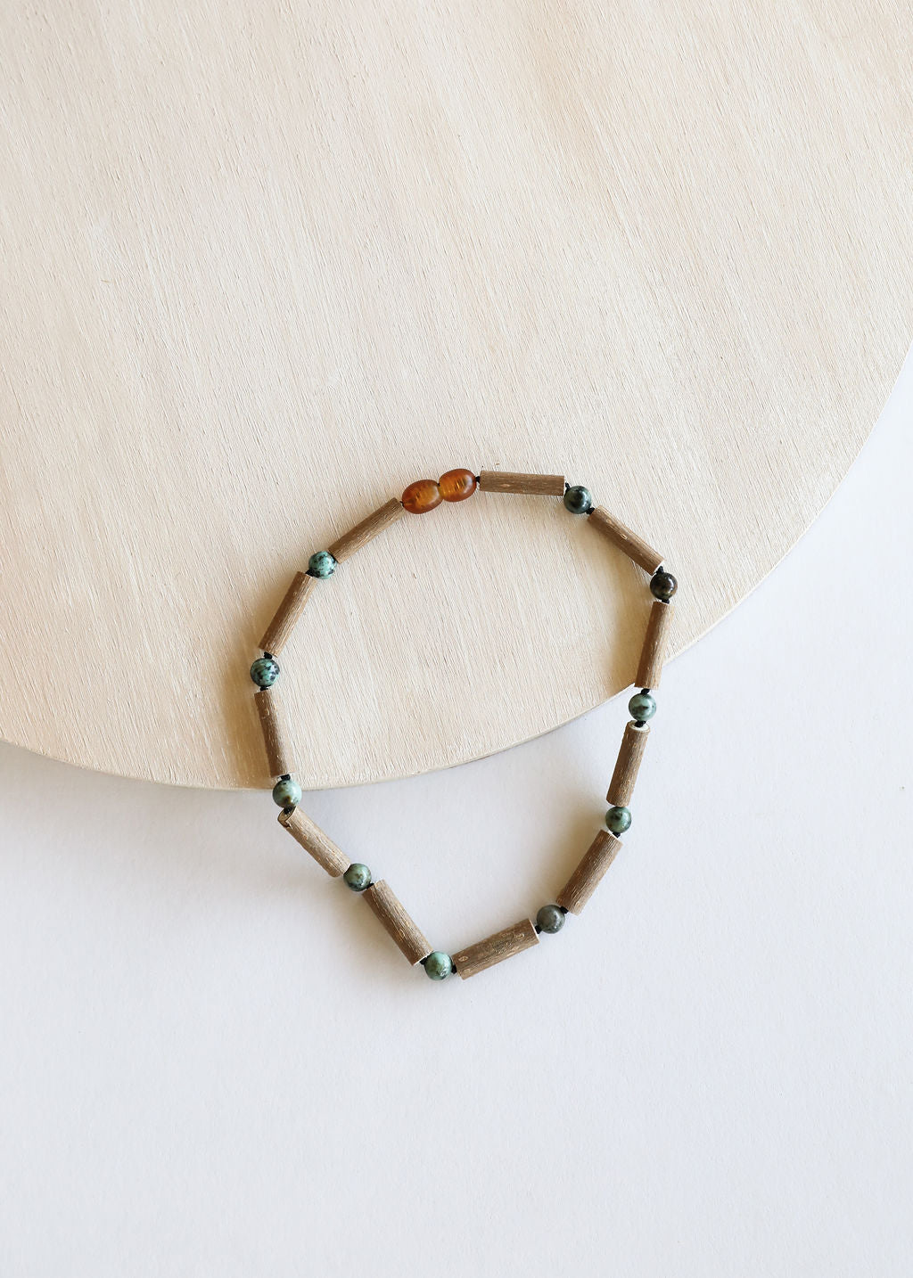 Hazelwood + Turquoise Jasper Necklace
