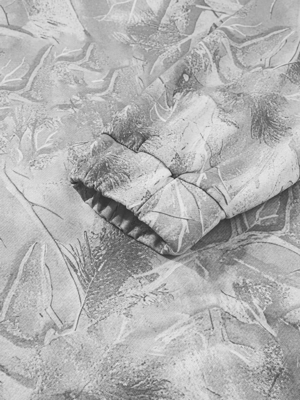 Camouflage Woodland Print Oversized Sporty Hoodie