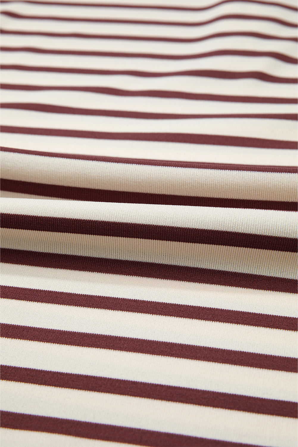 Stripe Long Sleeve Henley Top