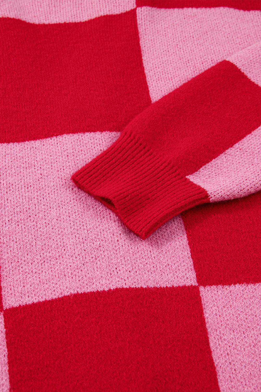 Plaid Button-Front Sweater Cardigan