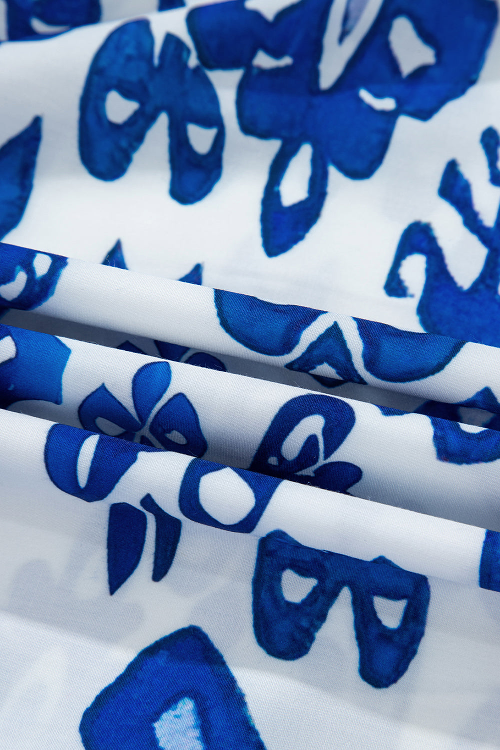 Floral Puff Sleeve V-Neck Maxi Dress