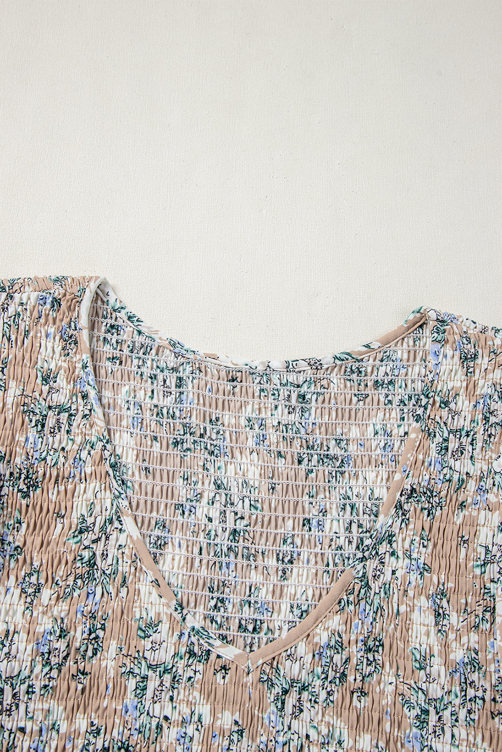 Floral Smocked Puff Sleeve Maxi Dress