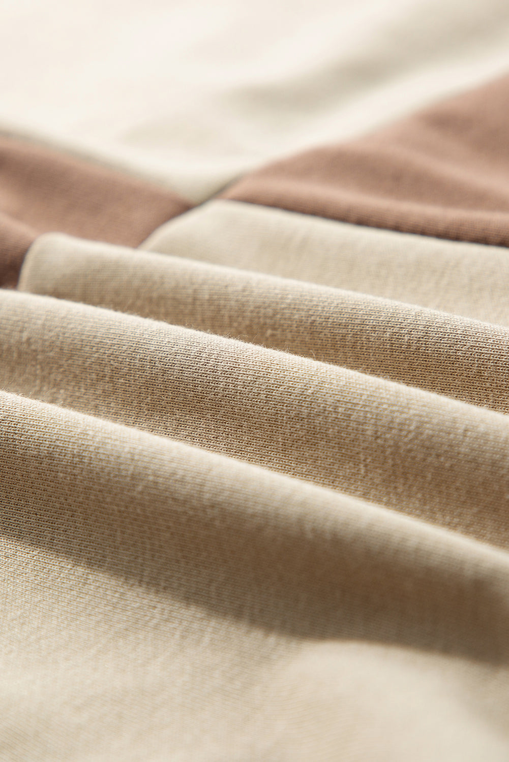 Colorblock Crewneck Henley Sweatshirt