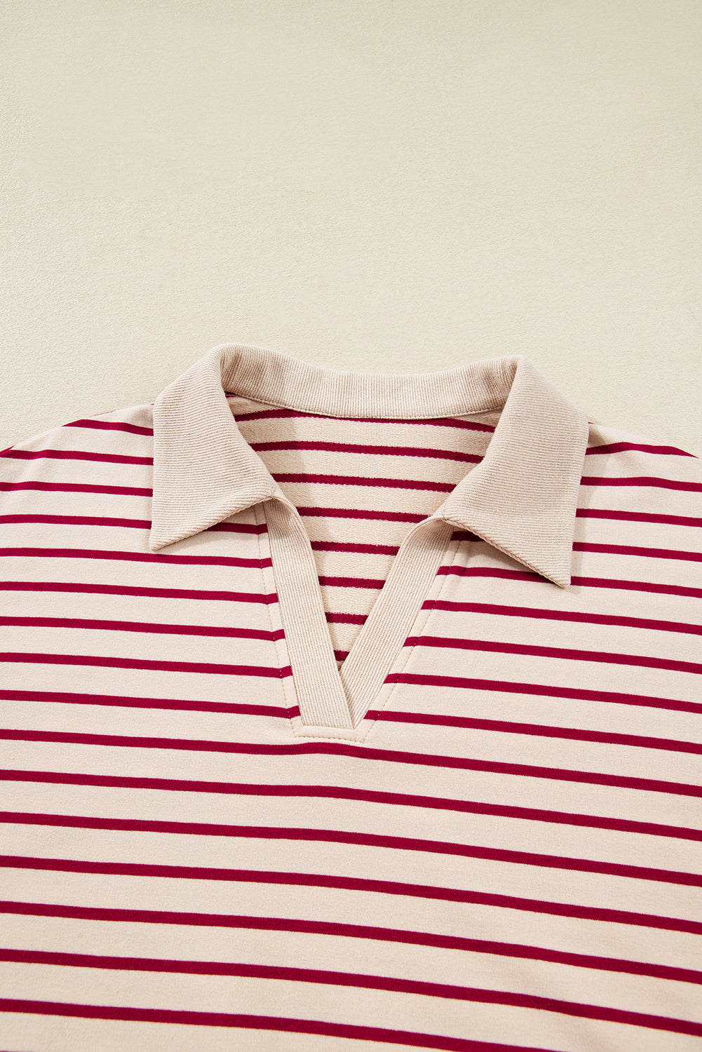 Stripe Cropped Pullover and Bubble Mini Skirt Set