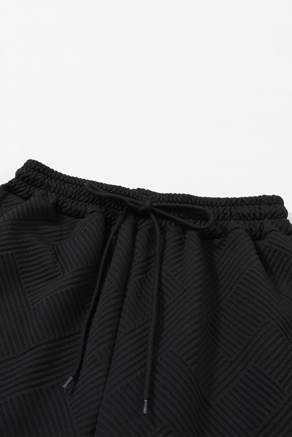 Textured Top and Pants Set