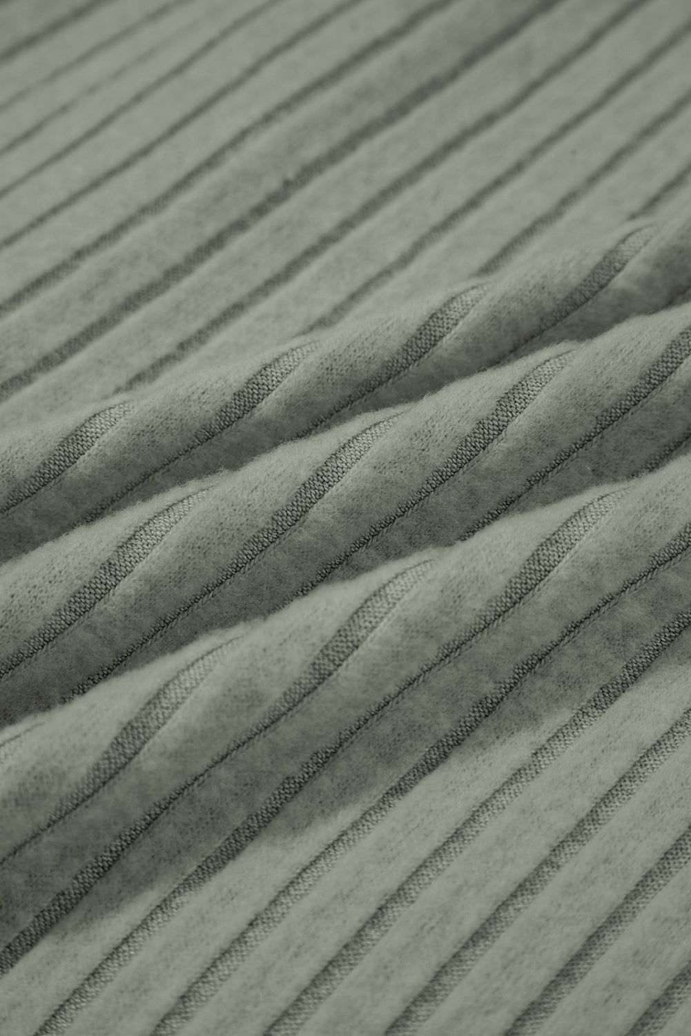 Thermal Ribbed Button-Up Drop Shoulder Textured Shacket