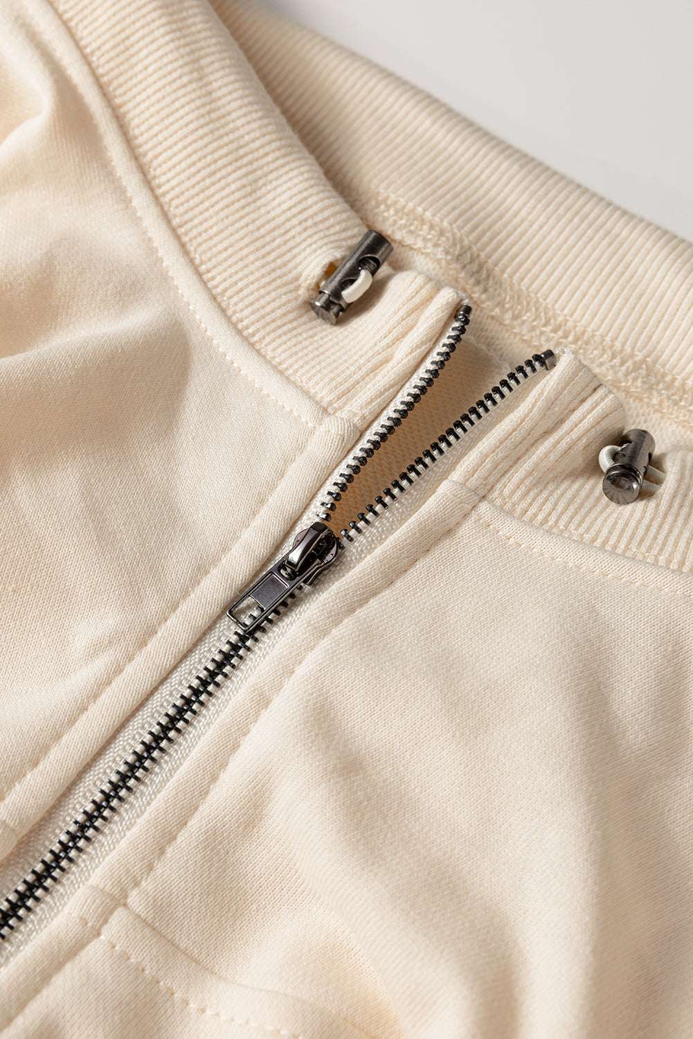 Checker Patchwork Kangaroo Pocket Half-Zip Hoodie