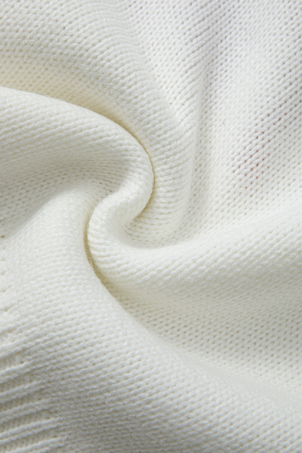 Christmas Bow Colorblock Long Sleeve Sweater