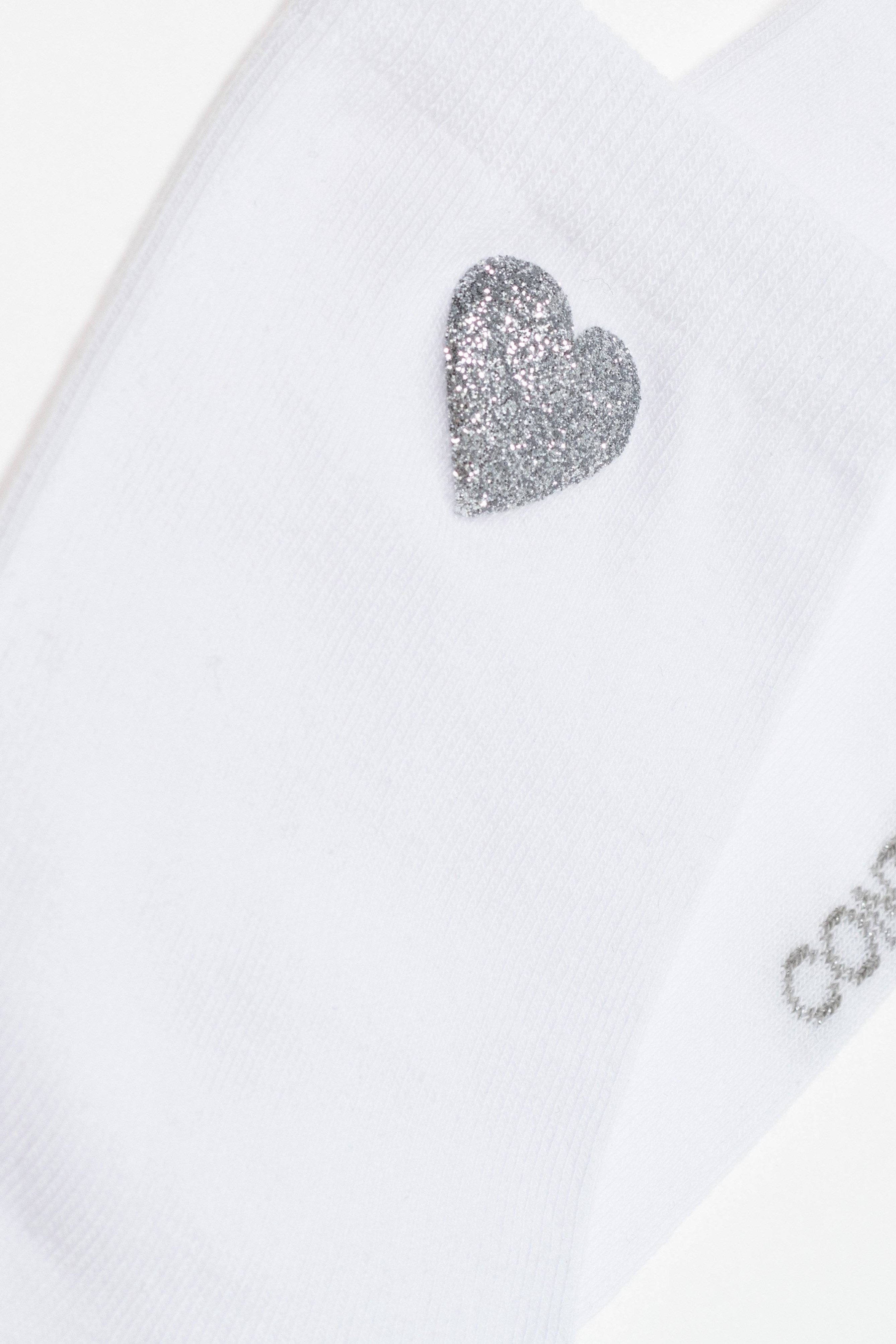 Cotton Socks Conte Classic 427 - Shimmering Heart Pattern