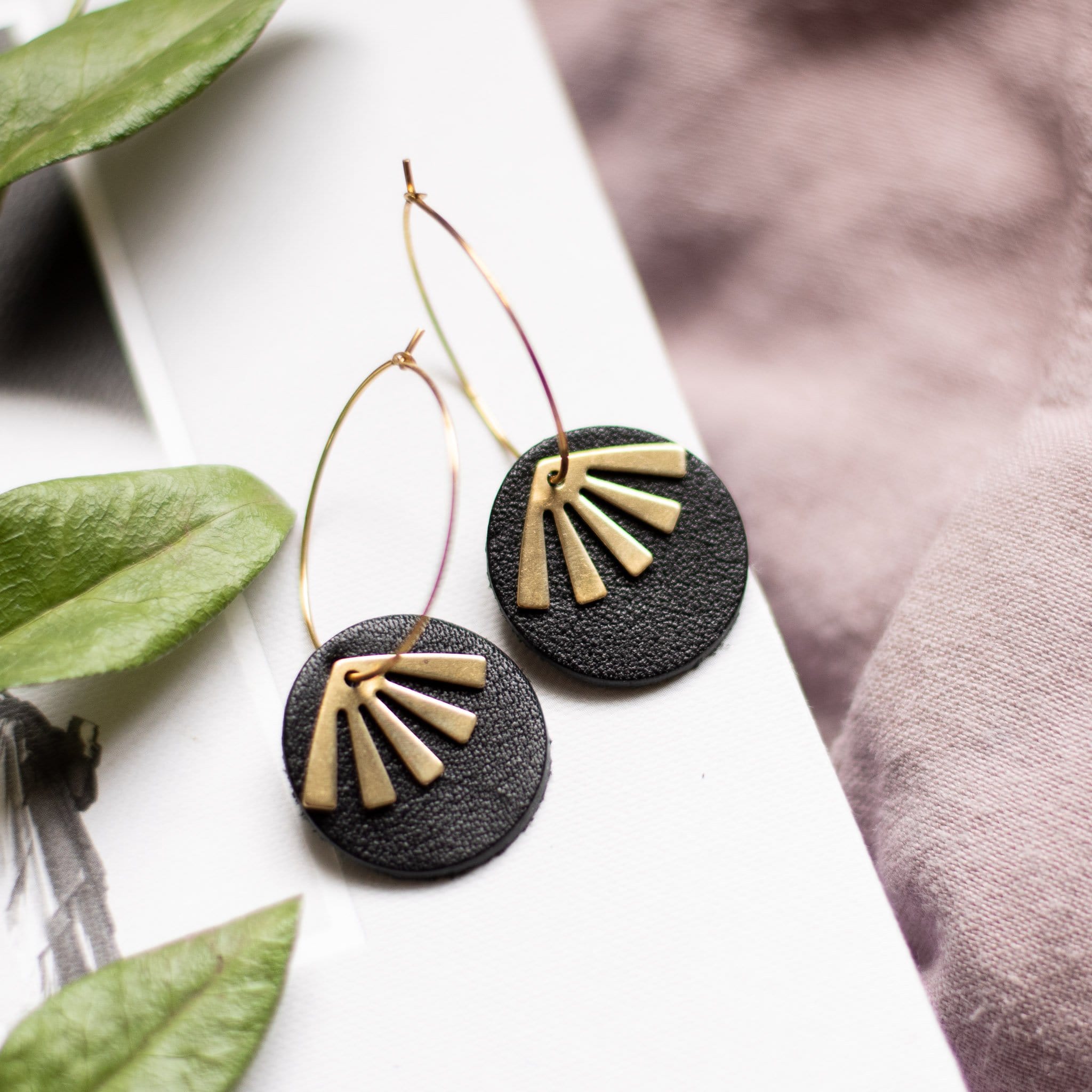 Black Oakleigh Earrings
