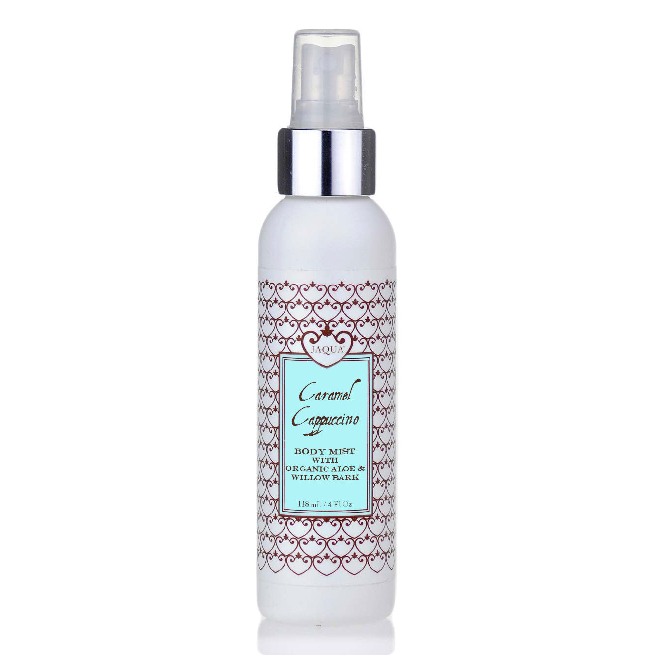 Caramel Cappuccino Hydrating Body Mist with Organic Aloe & Willow Bark