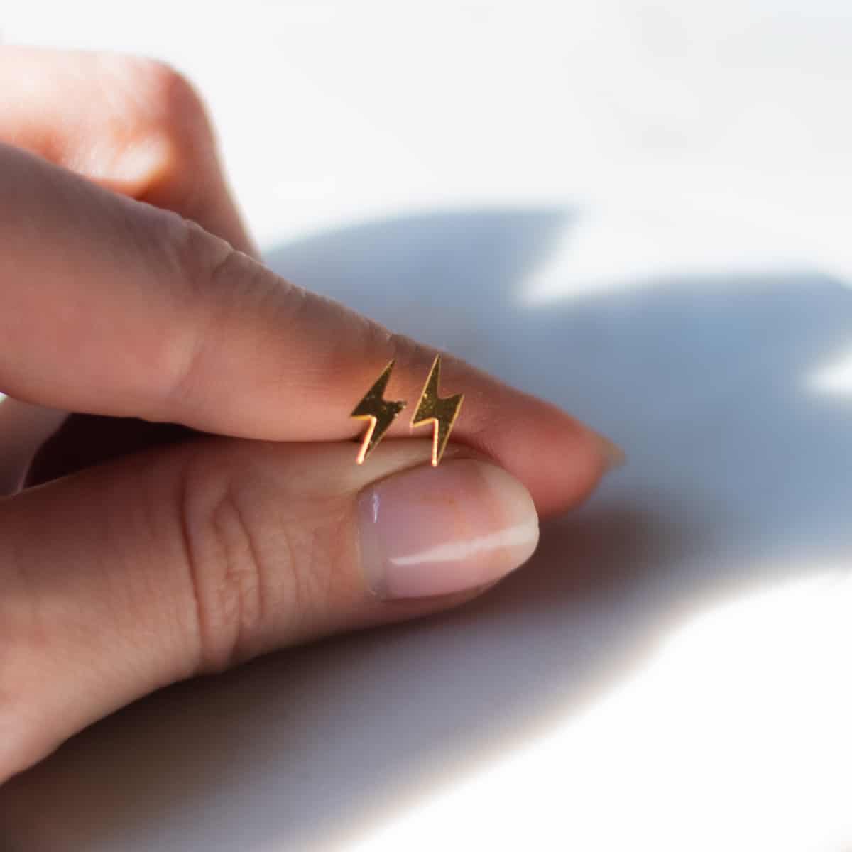 Bolt Stud Earrings