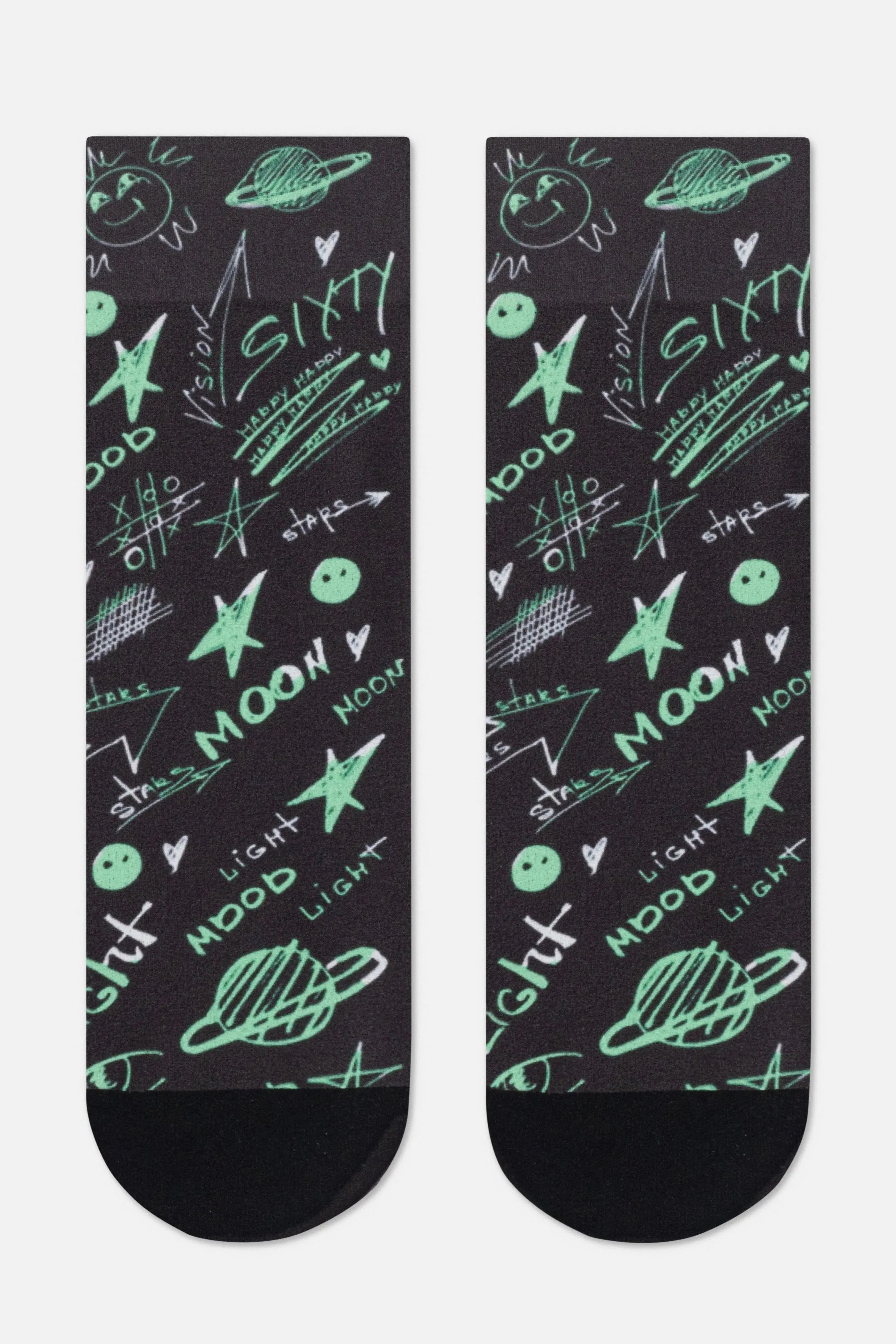 Dense Socks Conte Fantasy 913 - Moon Pattern