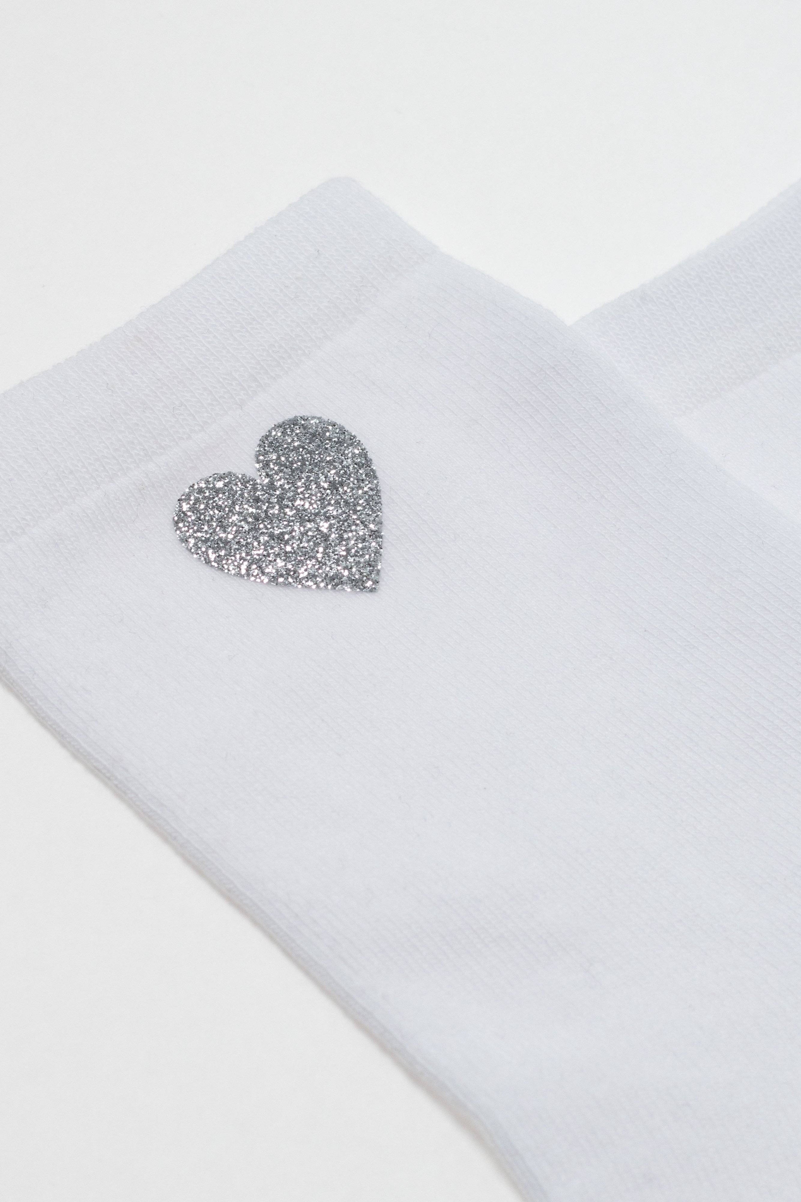 Cotton Socks Conte Classic 427 - Shimmering Heart Pattern