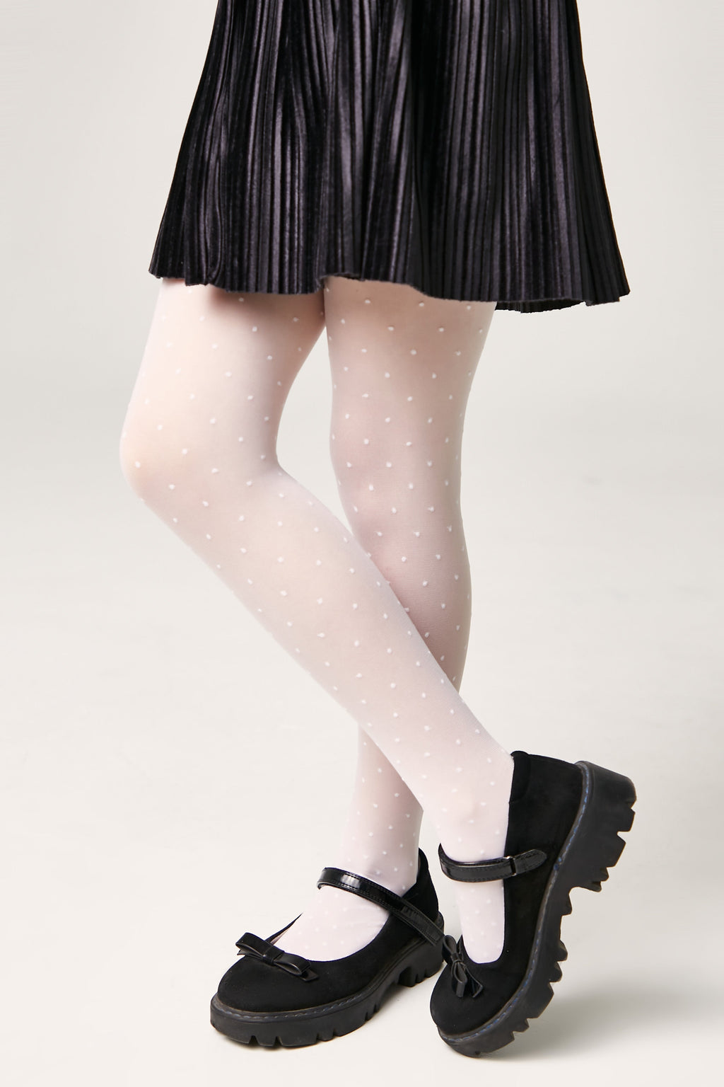 Conte Tights for girls Dotsy 30 Den - Reinforced Panty-Shorts Torso