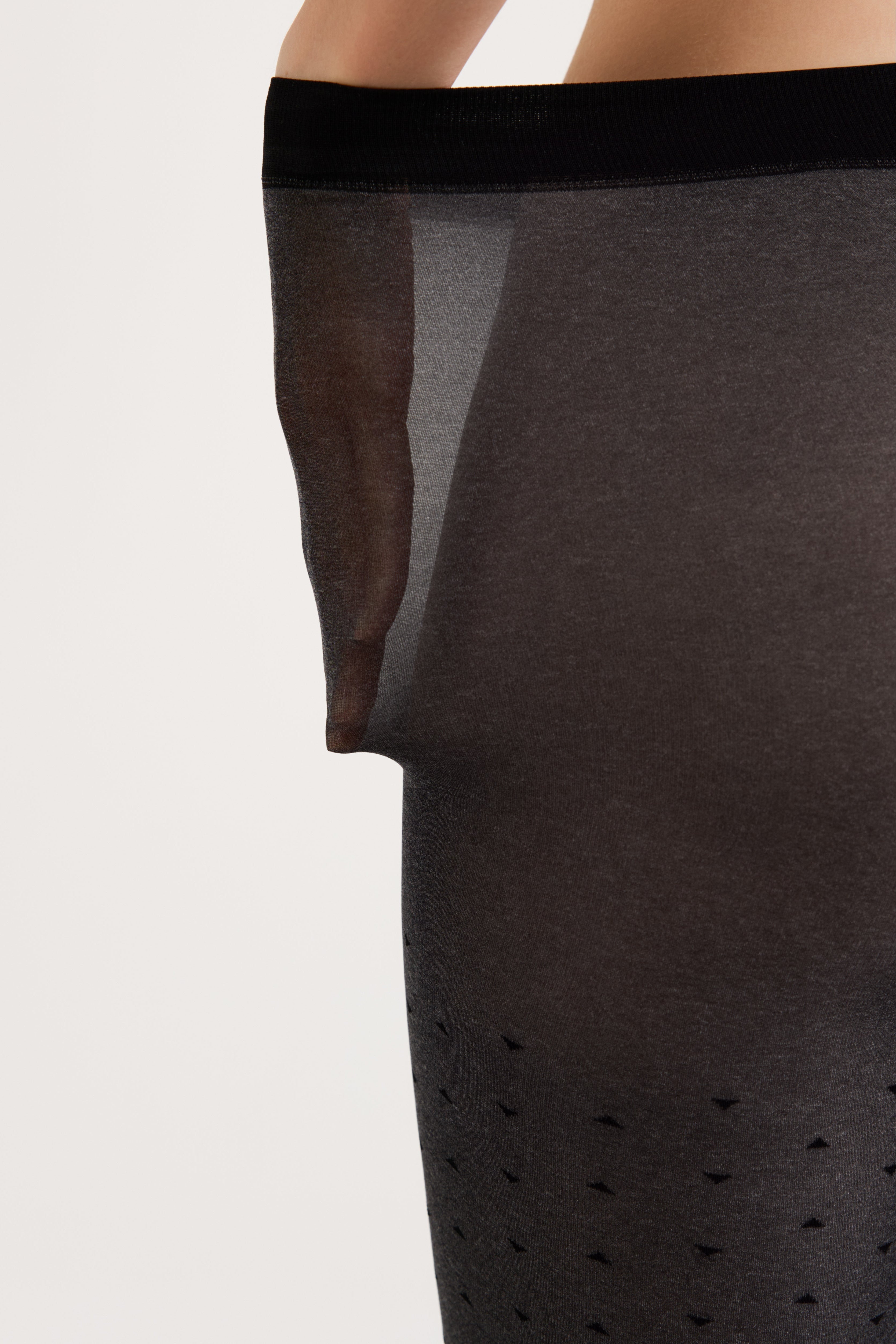 Fantasy Tights Conte Effect - Melange Triangle