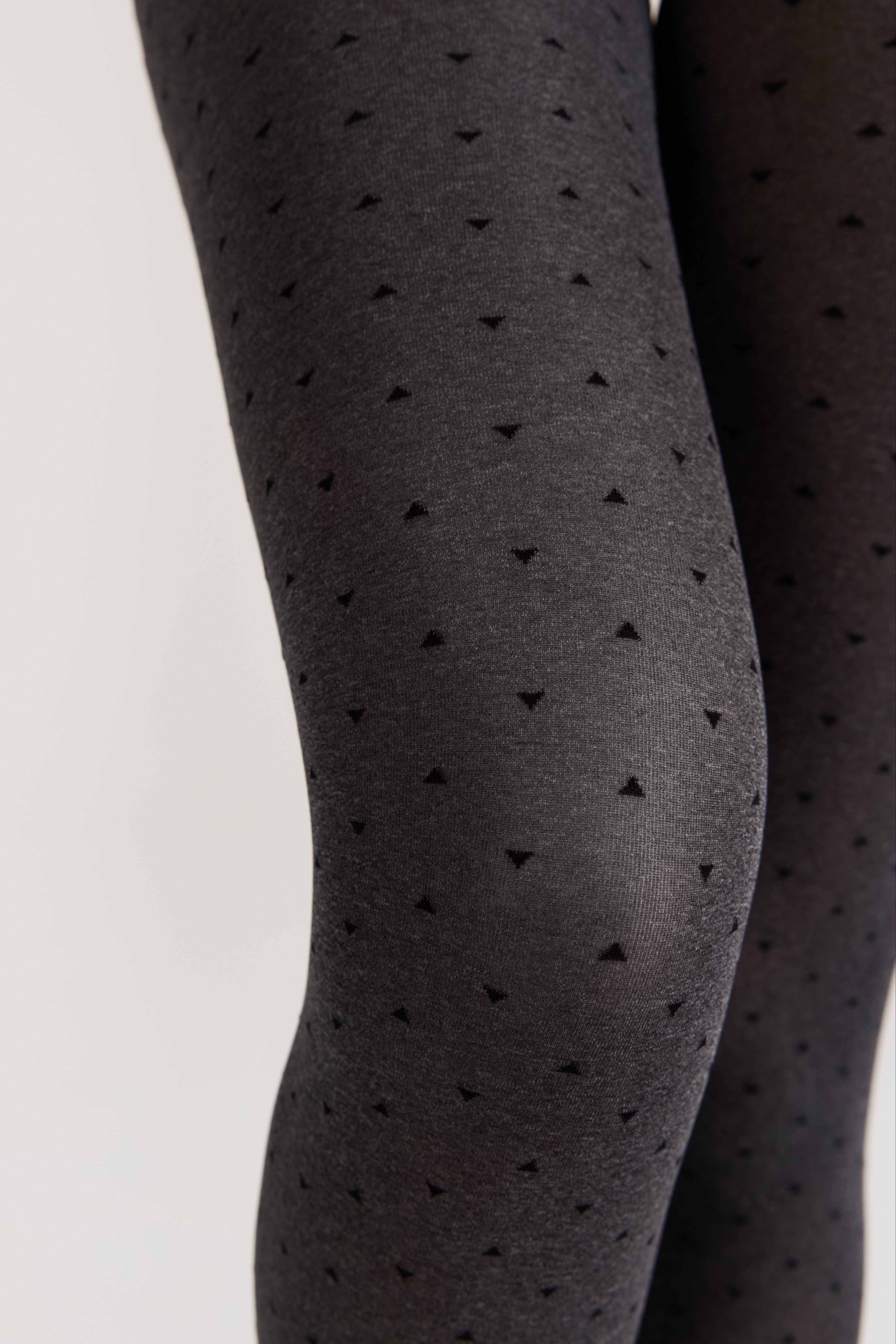 Fantasy Tights Conte Effect - Melange Triangle