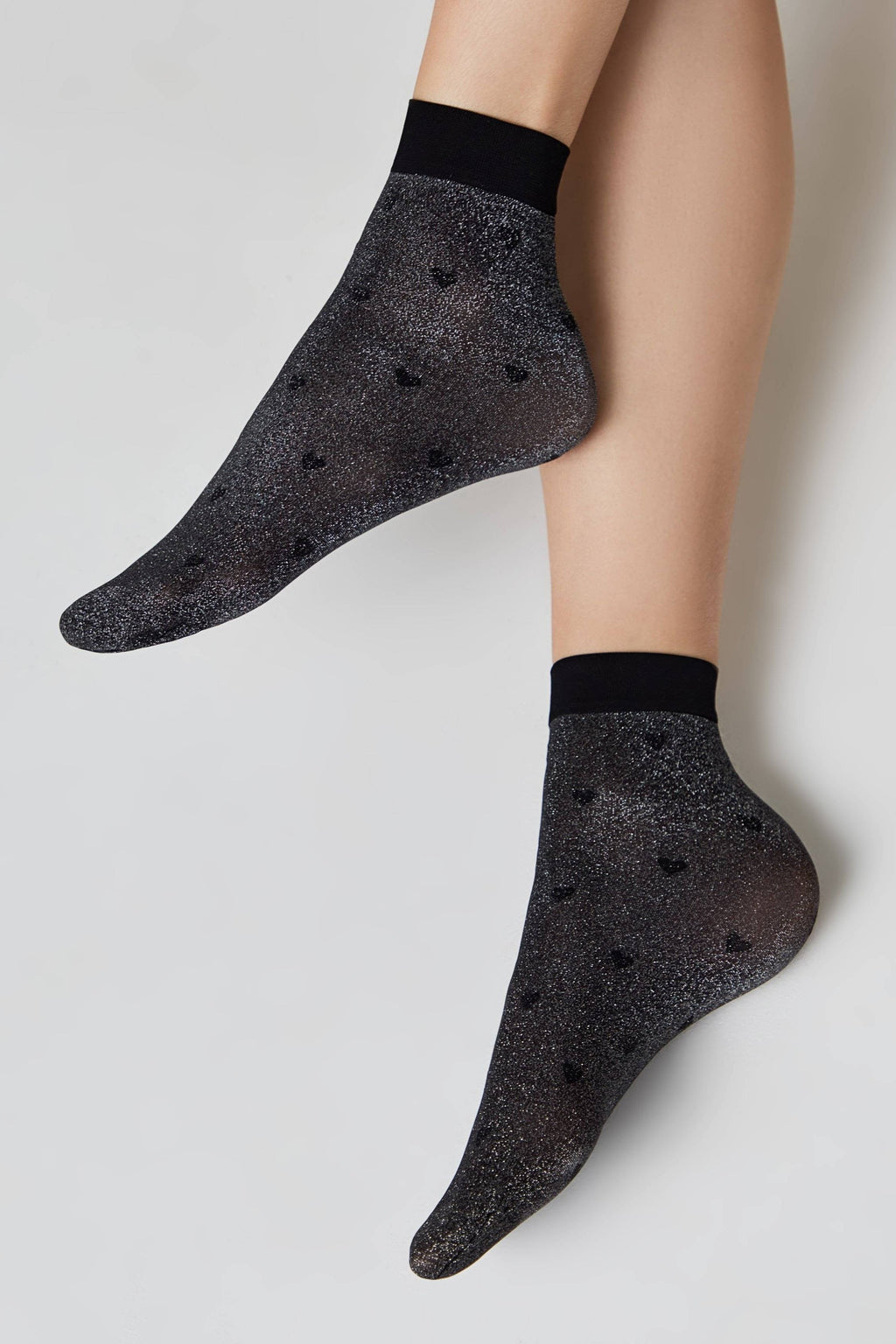 Shimmering Socks Conte Fantasy - "Hearts" Designs