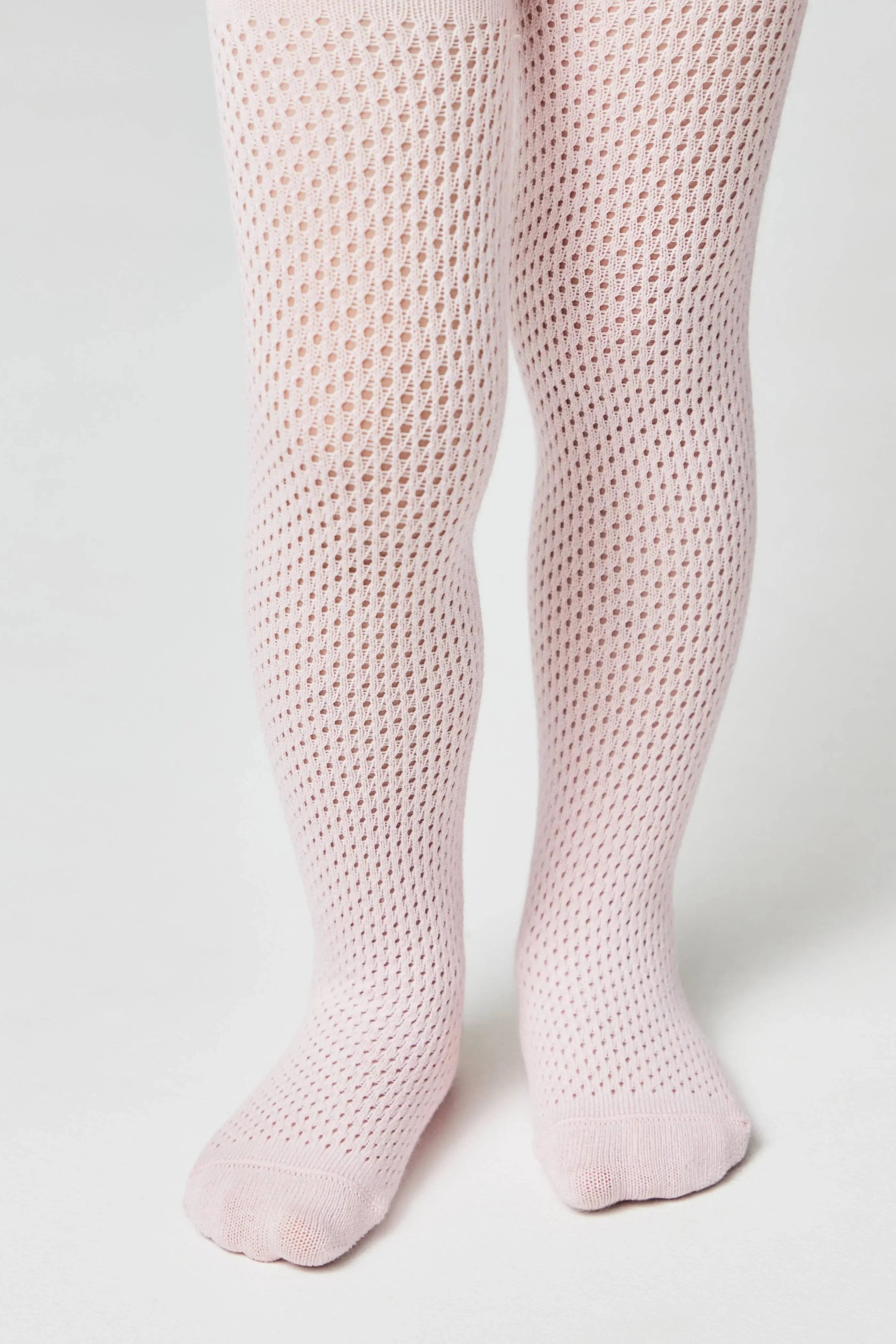 Conte-Kids Cotton Tights Miss 616 - Mesh Pattern