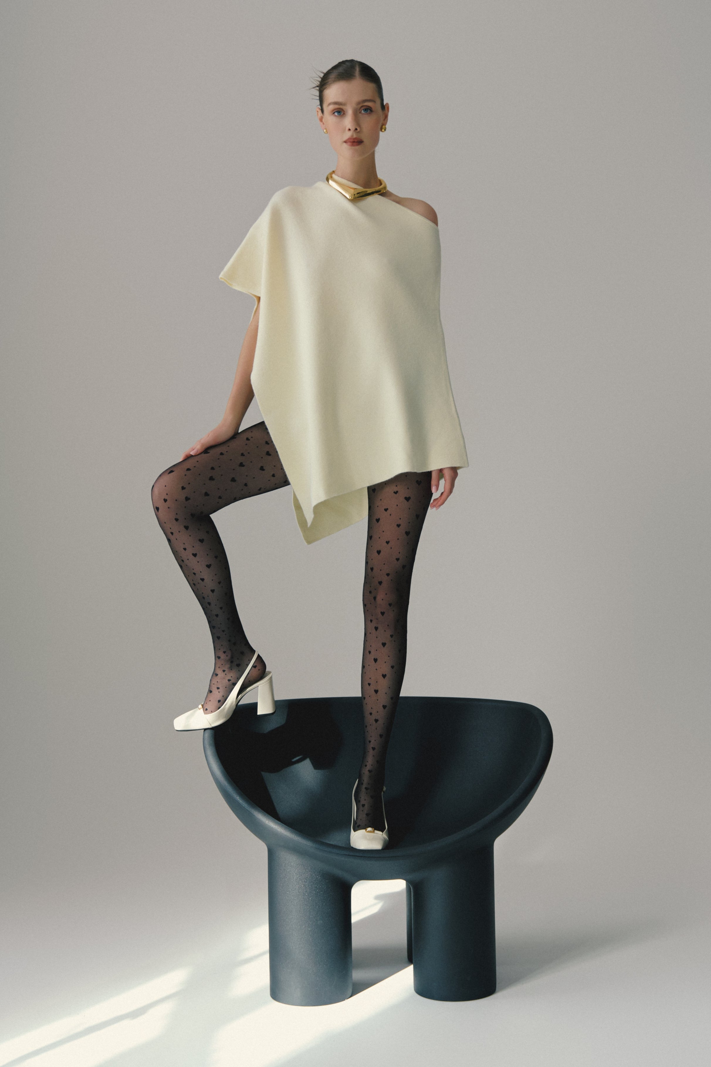 Fantasy Tights Conte Feeling - Hearts and Dots