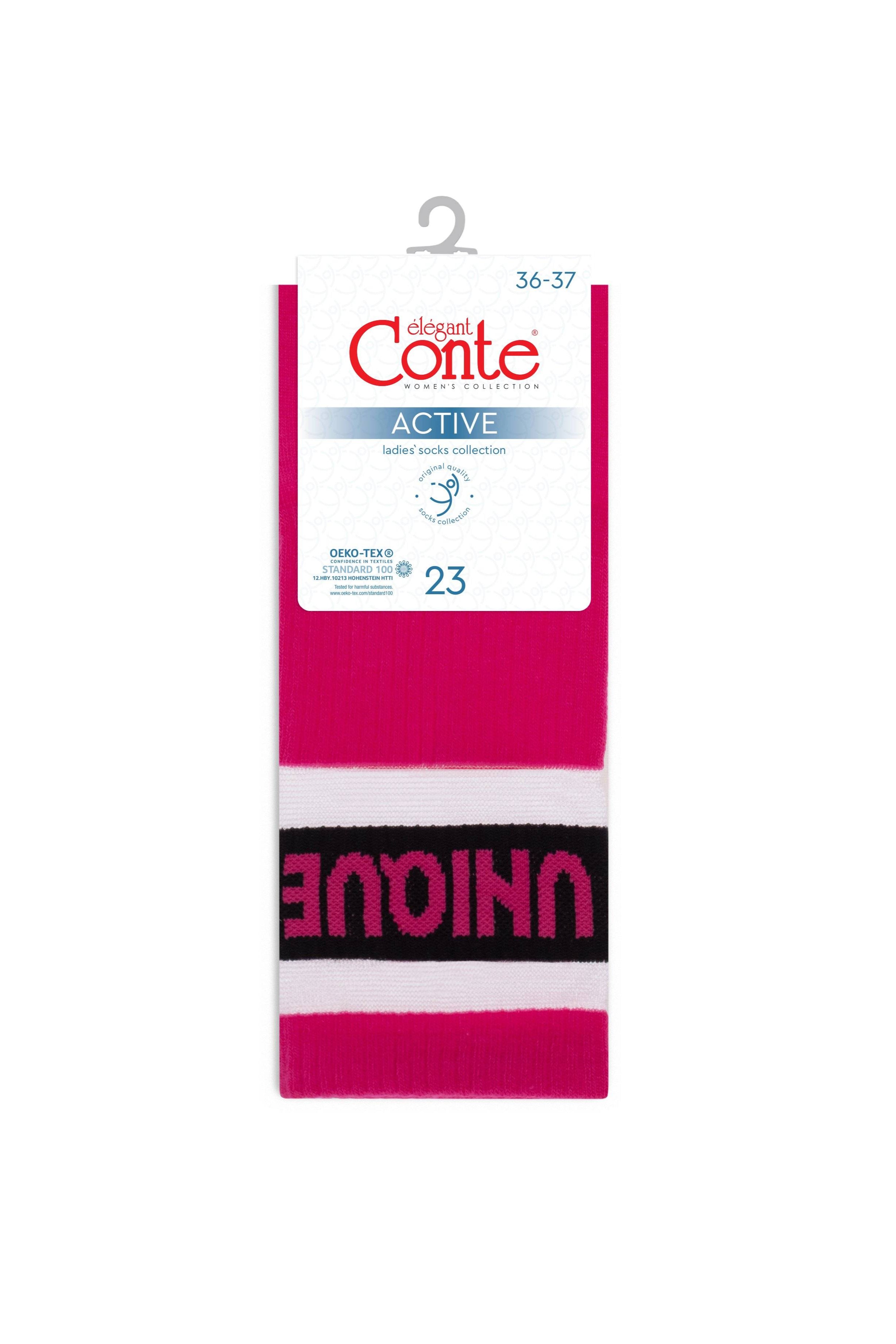 Conte Cotton Long Socks Active 156 - "Unique"