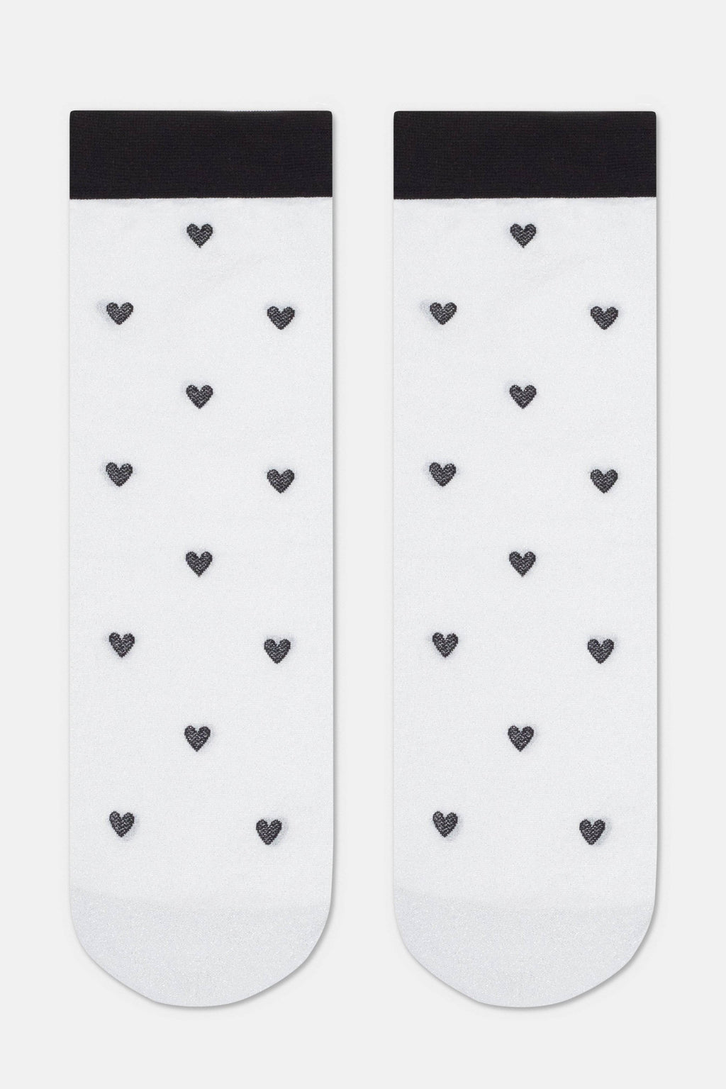 Shimmering Socks Conte Fantasy - "Hearts" Designs