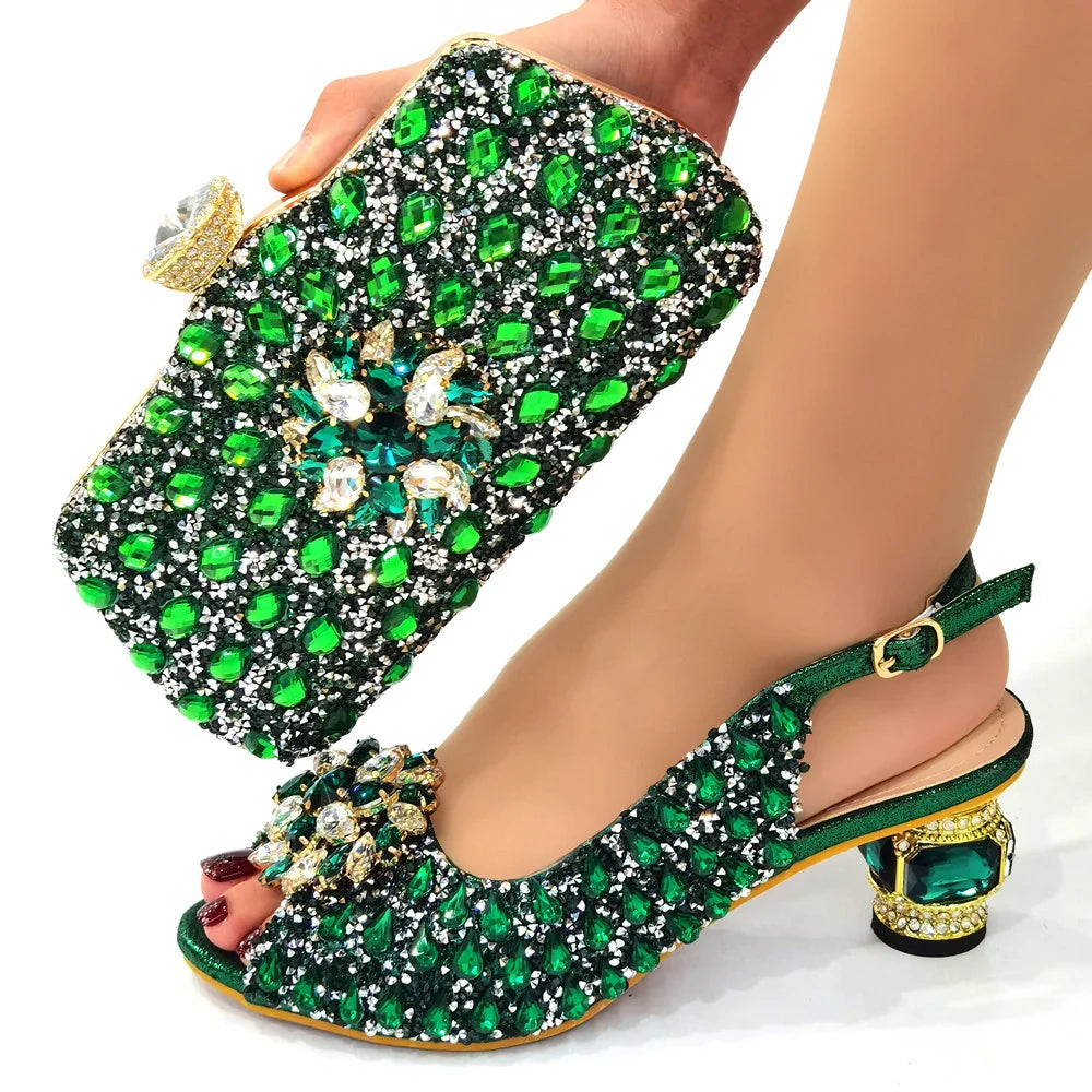 Beautiful Italian Shoes And Bag Sets