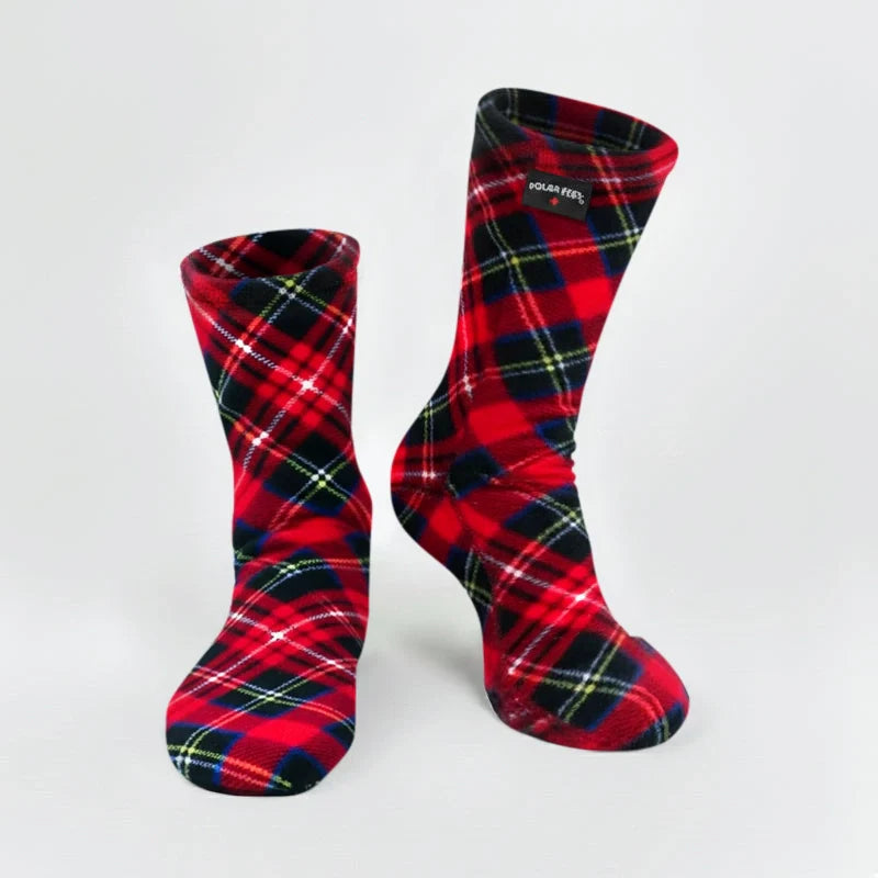 Kids' Nonskid Fleece Socks - Highlander