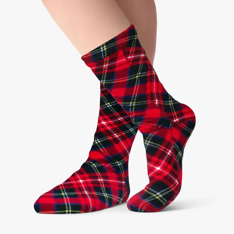 Kids' Nonskid Fleece Socks - Highlander
