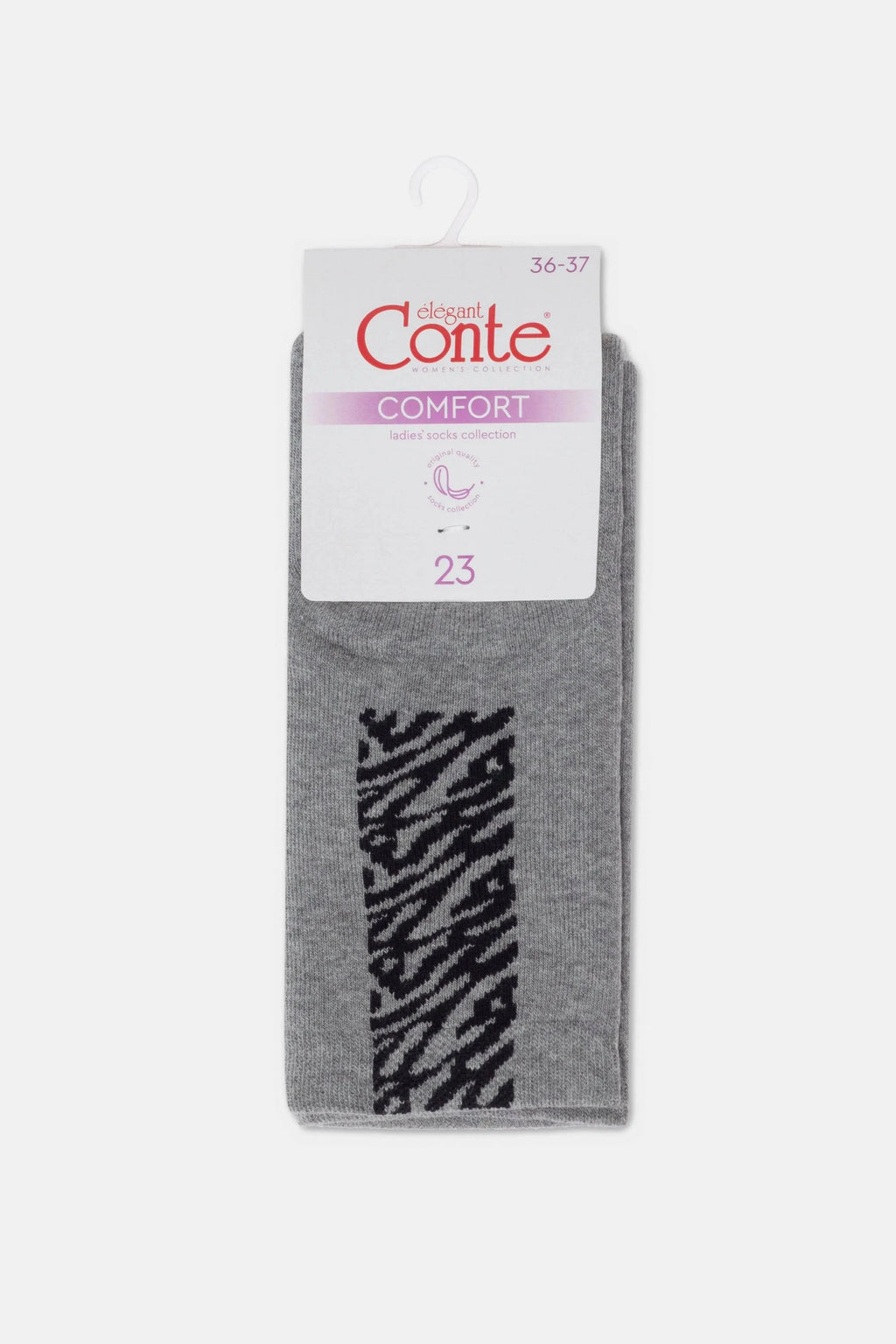 Cotton Socks Conte Comfort 570 - Zebra Stripes